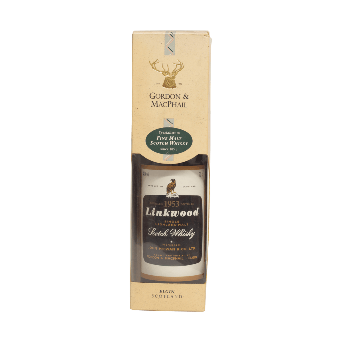 Linkwood 1953 12 Year Old Gordon & MacPhail 40.00%