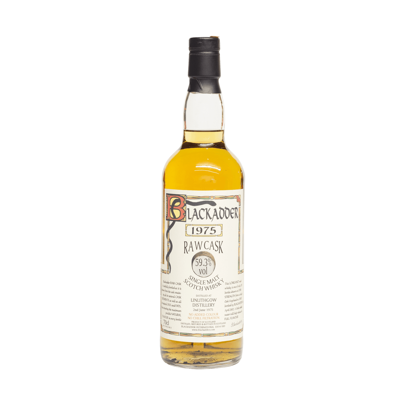 Linlithgow 1975 27 Year Old 'Raw Cask' Blackadder 59.30%