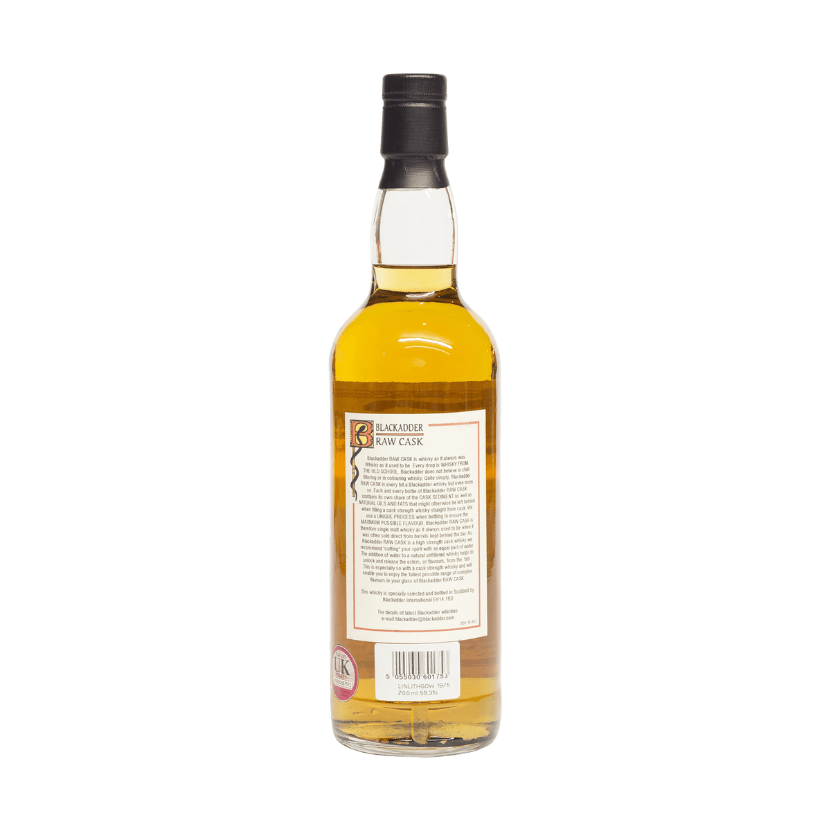 Linlithgow 1975 27 Year Old 'Raw Cask' Blackadder 59.30%
