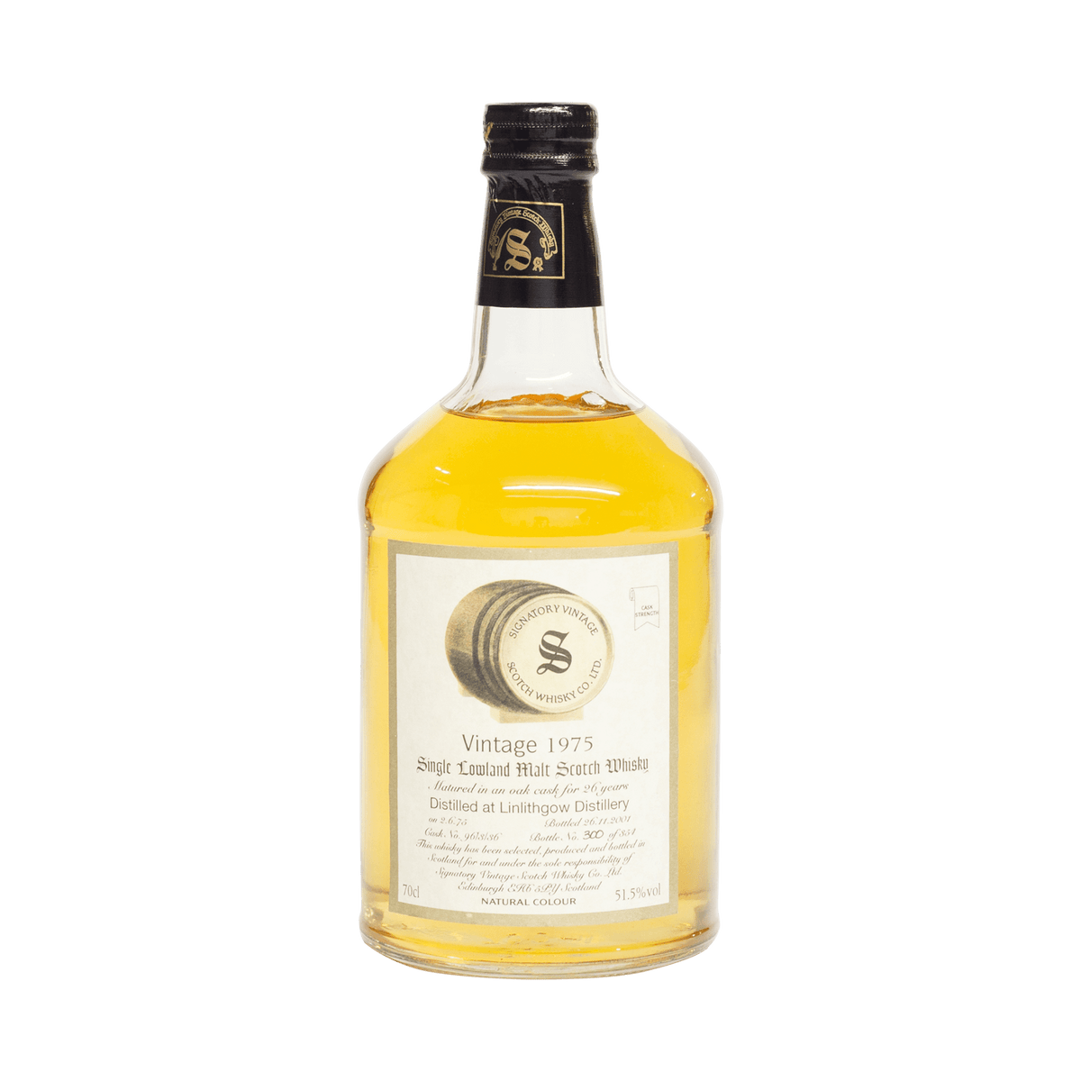 Linlithgow 1975 26 Year Old Signatory Vintage SW 51.50%