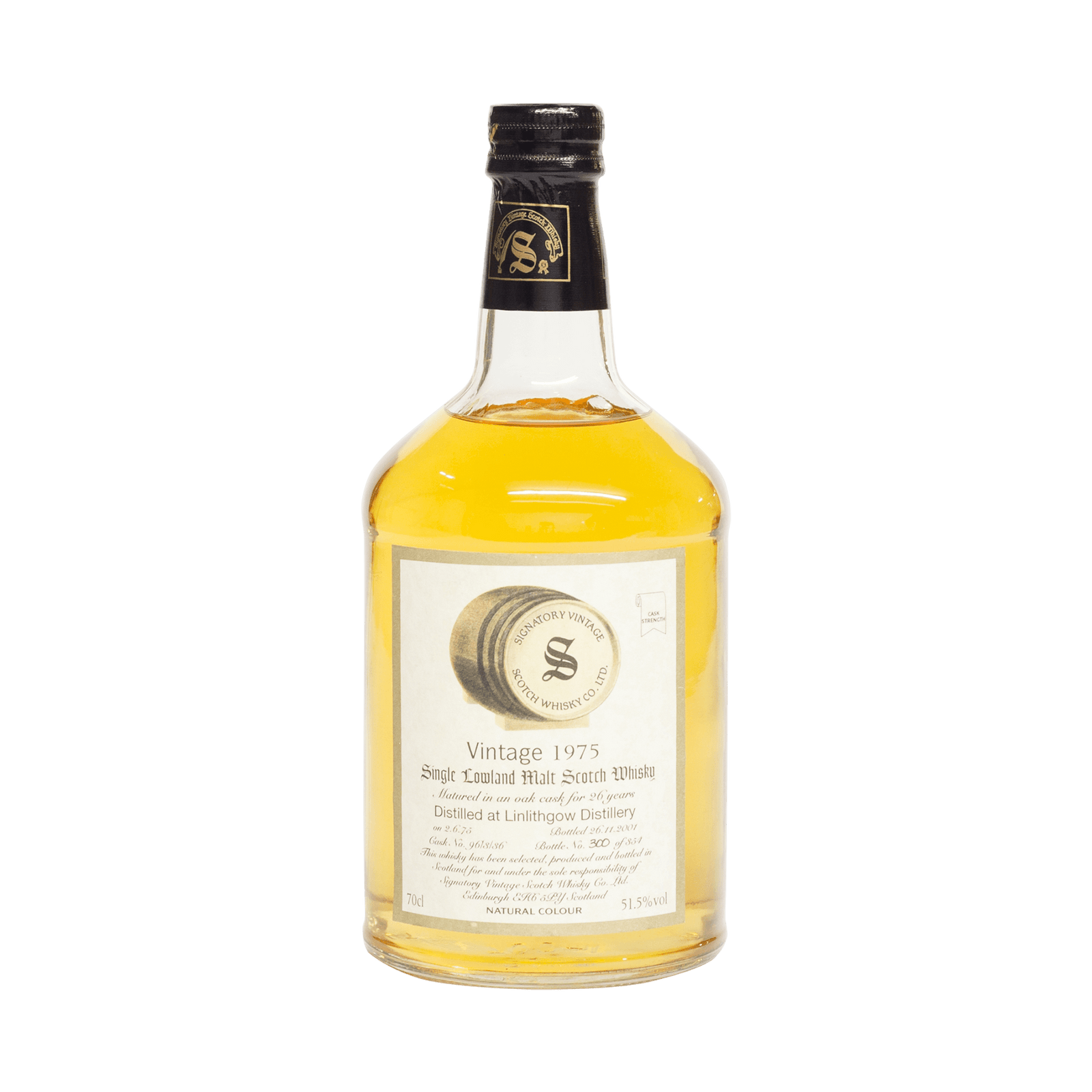 Linlithgow 1975 26 Year Old Signatory Vintage SW 51.50%
