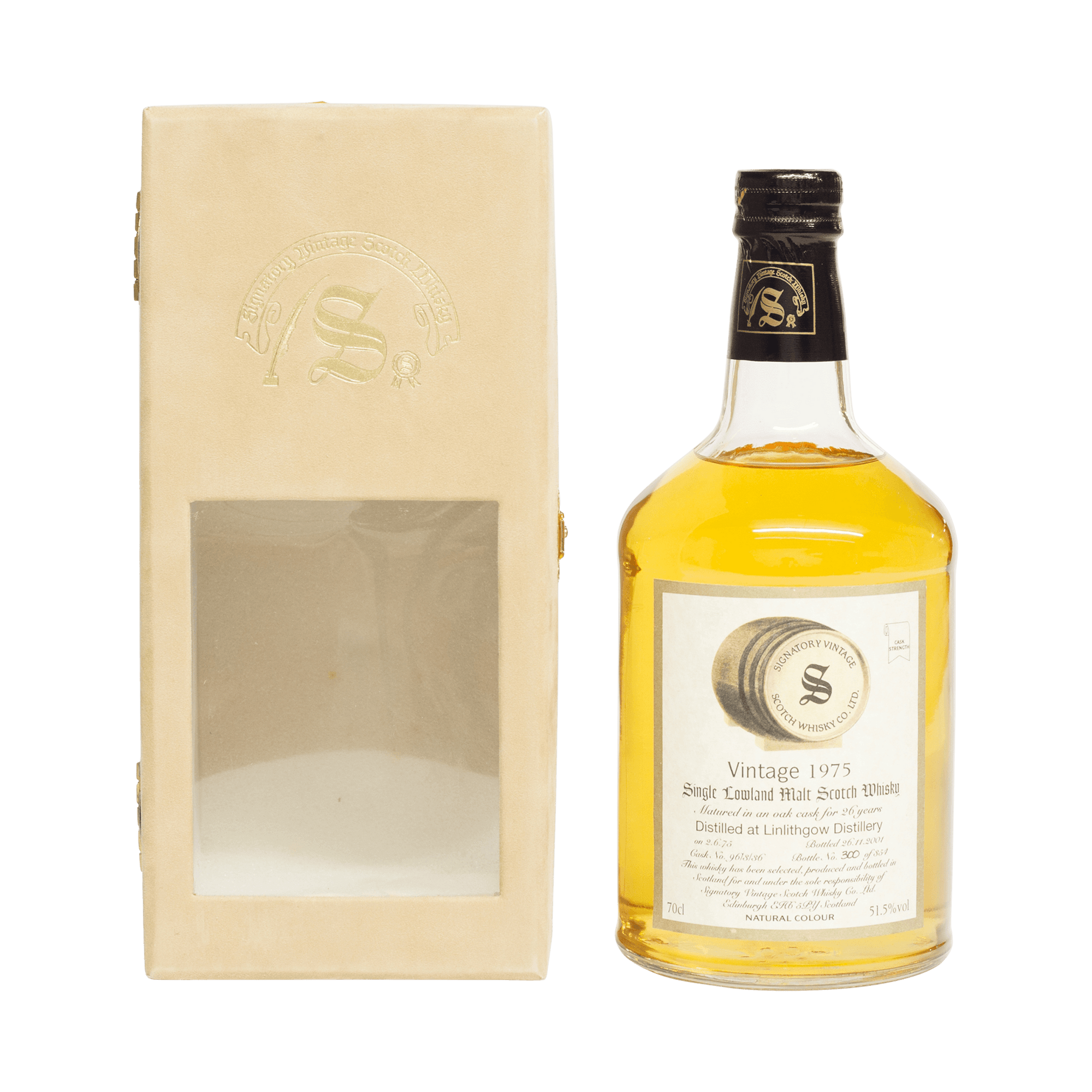 Linlithgow 1975 26 Year Old Signatory Vintage SW 51.50%