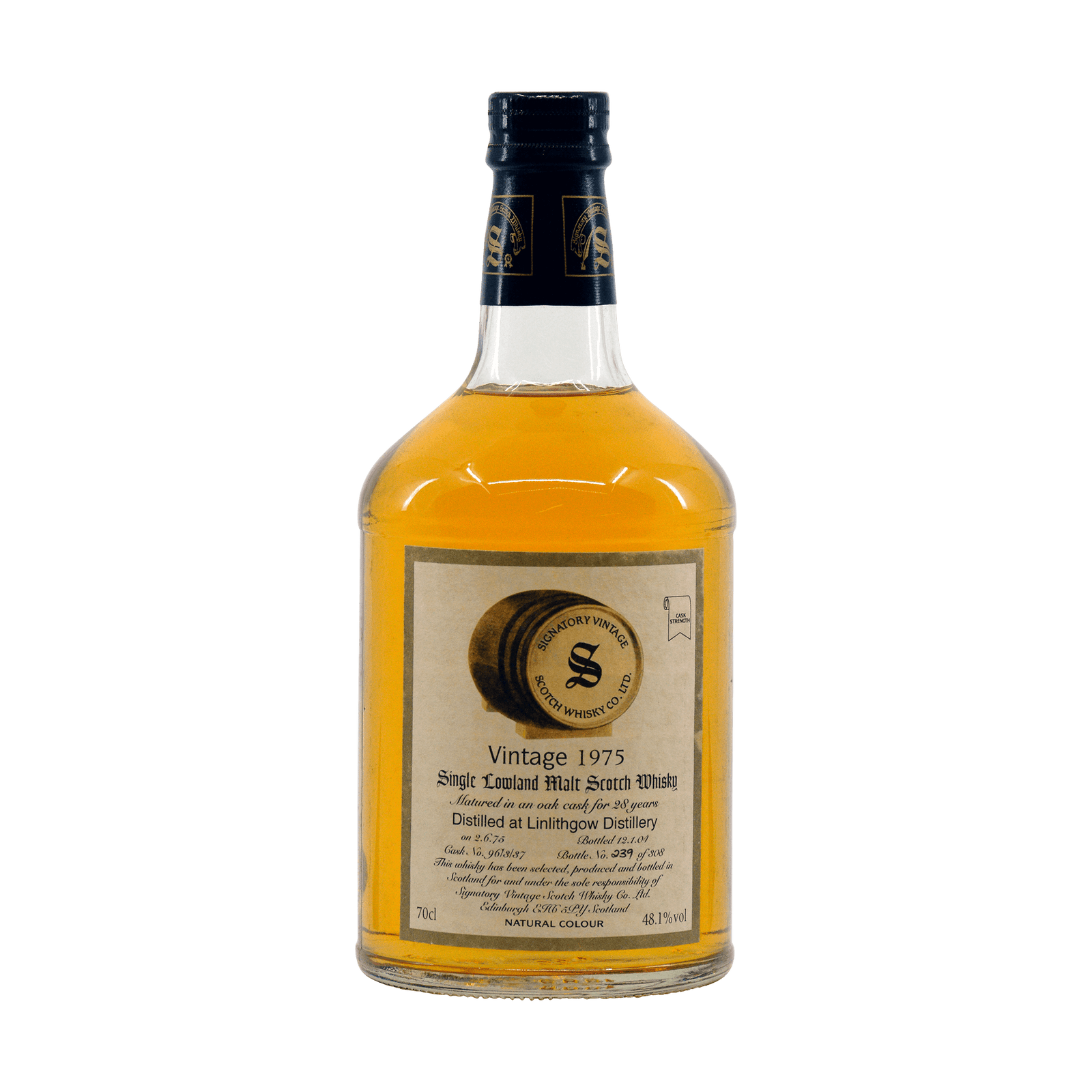 Linlithgow 1975 28 Year Old Signatory Vintage SW 48.10%