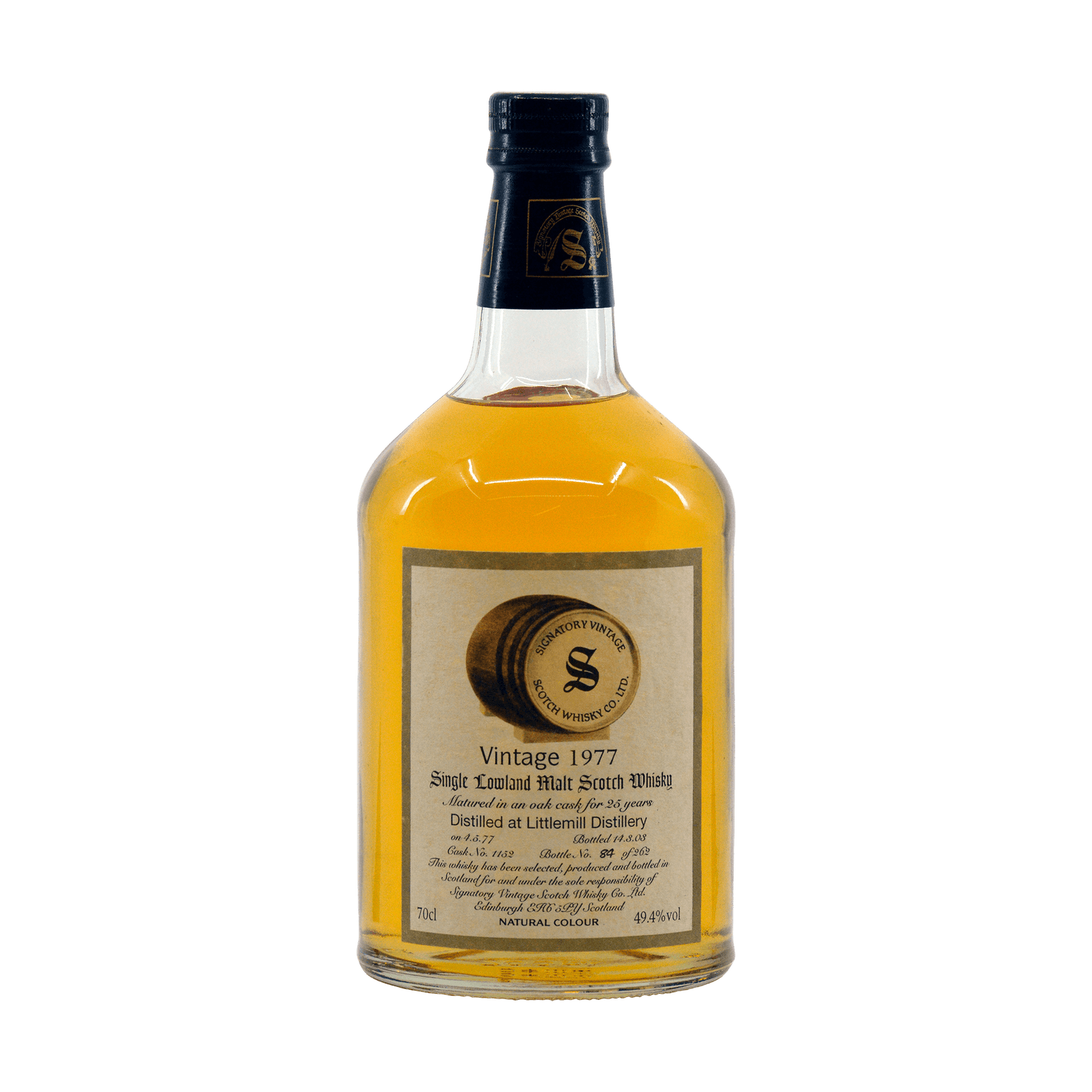 Littlemill 1977 25 Year Old Signatory Vintage SW 49.40%