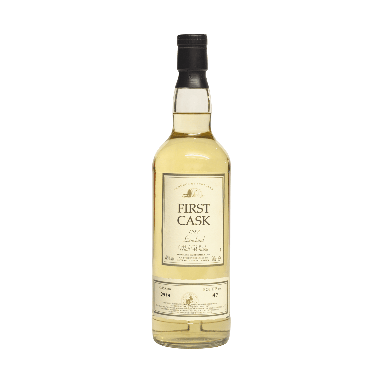 Littlemill 1983 20 Year Old 'First Cask' 46.00%