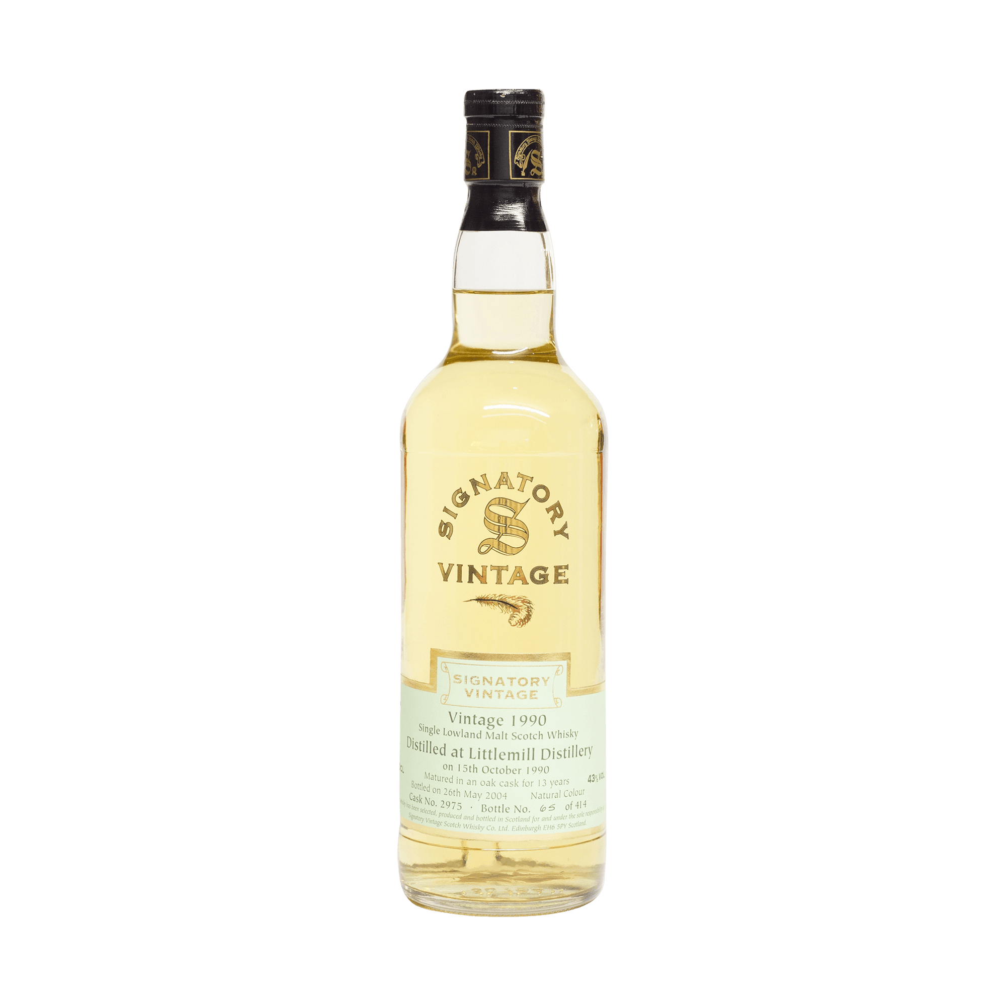 Littlemill 1990 13 Year Old Signatory Vintage SW 43.00% 70cl