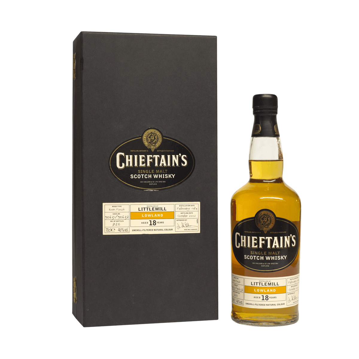 Littlemill 1984 18 Year Old Chieftans 46.00%