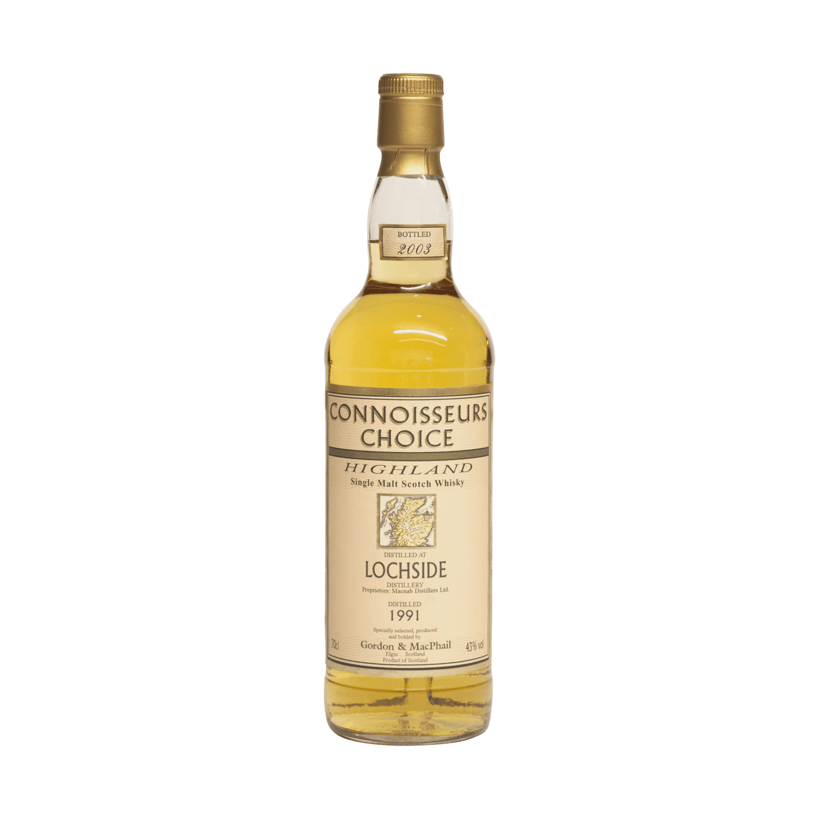 Lochside 1991 'Connoisseurs Choice' Gordon & MacPhail 43.00%