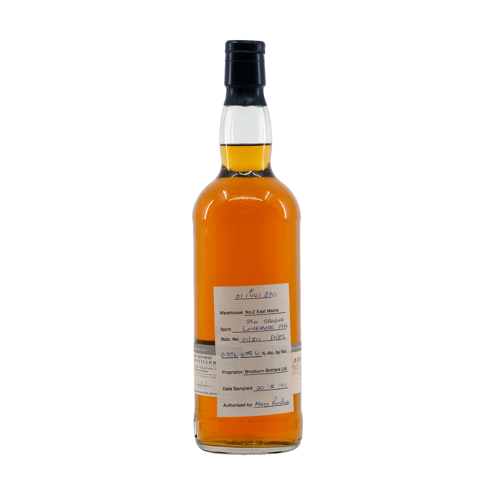 Longmorn 1976 25 Year Old Adelphi 58.60%