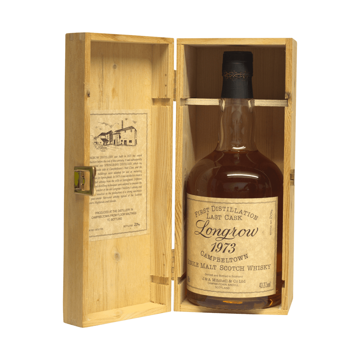 Longrow 1973 'First Distillation, Last Cask' 43.20%