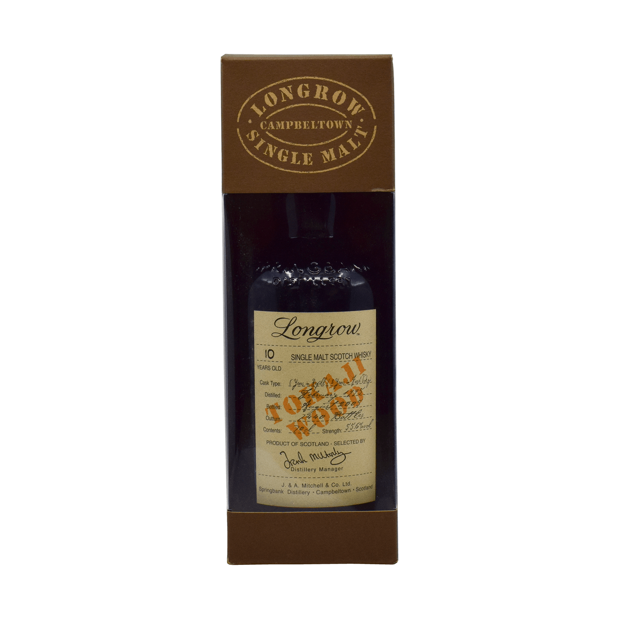 Longrow 1995 10 Year Old 'Tokaji Wood' 55.60% 70cl