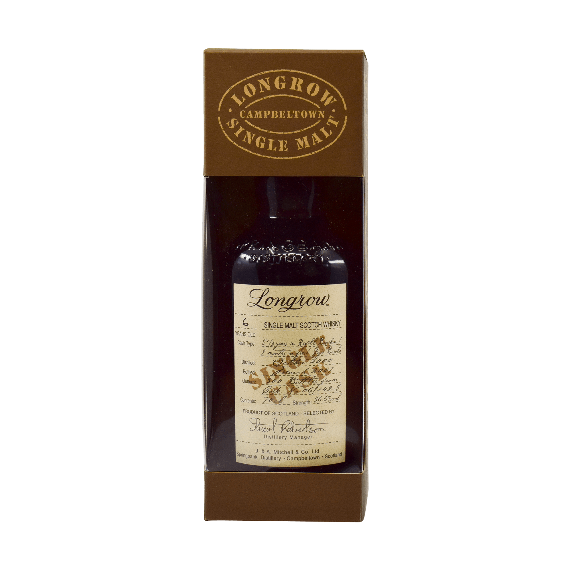 Longrow 2000 6 Year Old 'Single Cask' 56.60% 70cl