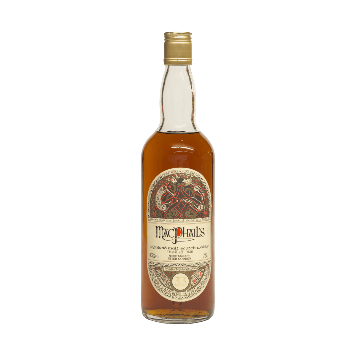 MacPhail&#39;s 1950 33 Year Old Gordon &amp; MacPhail 43.00%