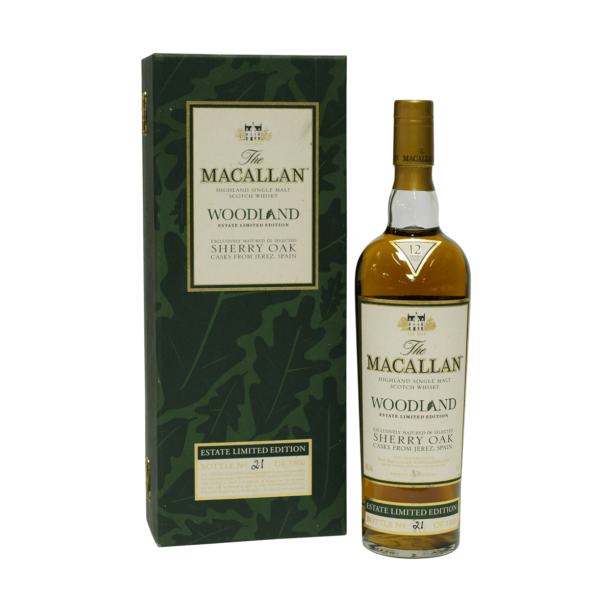 Macallan 12 Year Old 'Woodland Estate Limited Edition' 40.00% 70cl