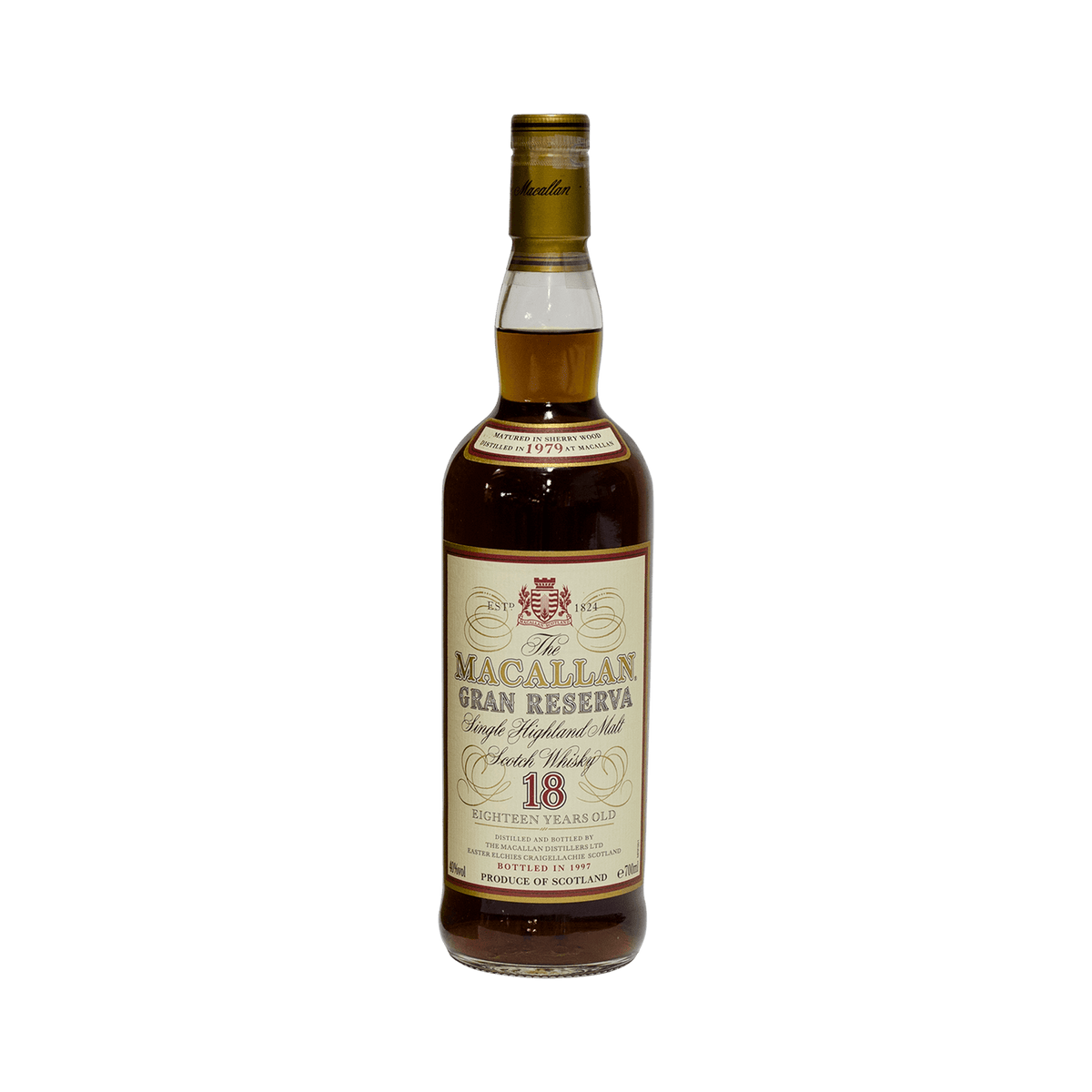 Macallan 1979 18 Year Old &#39;Gran Reserva&#39; 40.00%