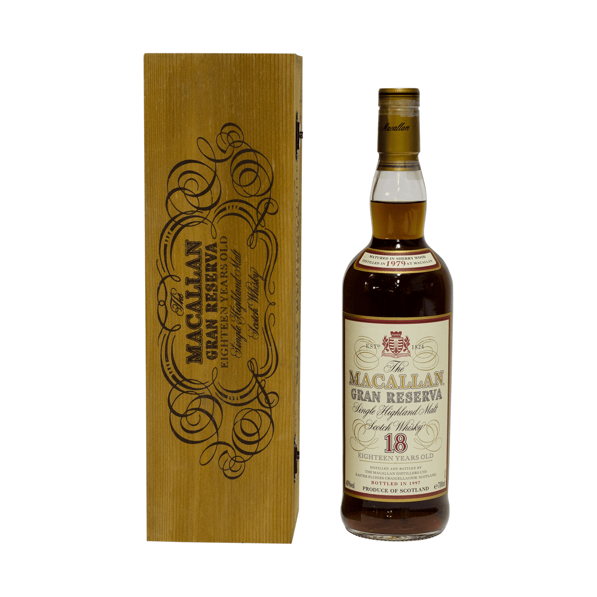 Macallan 1979 18 Year Old 'Gran Reserva' 40.00%
