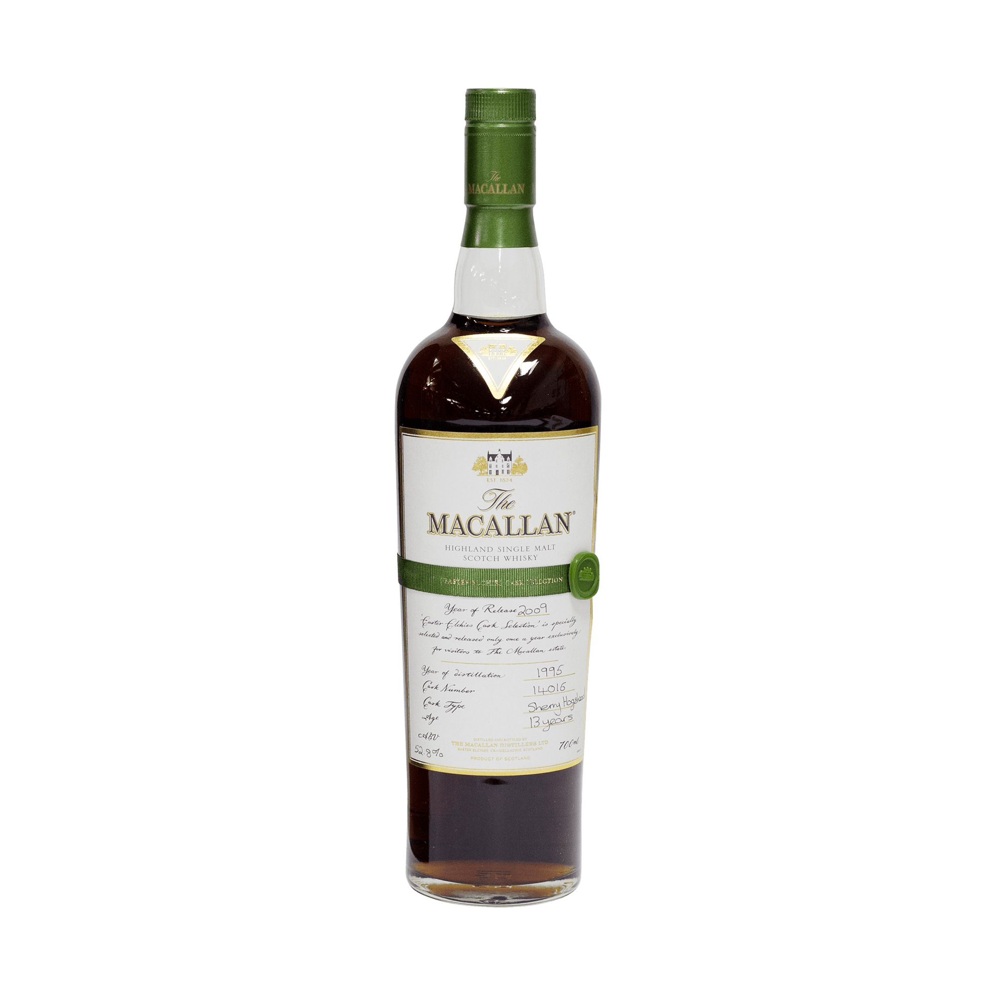 Macallan 1995 13 Year Old 'Easter Elchies' 52.80%
