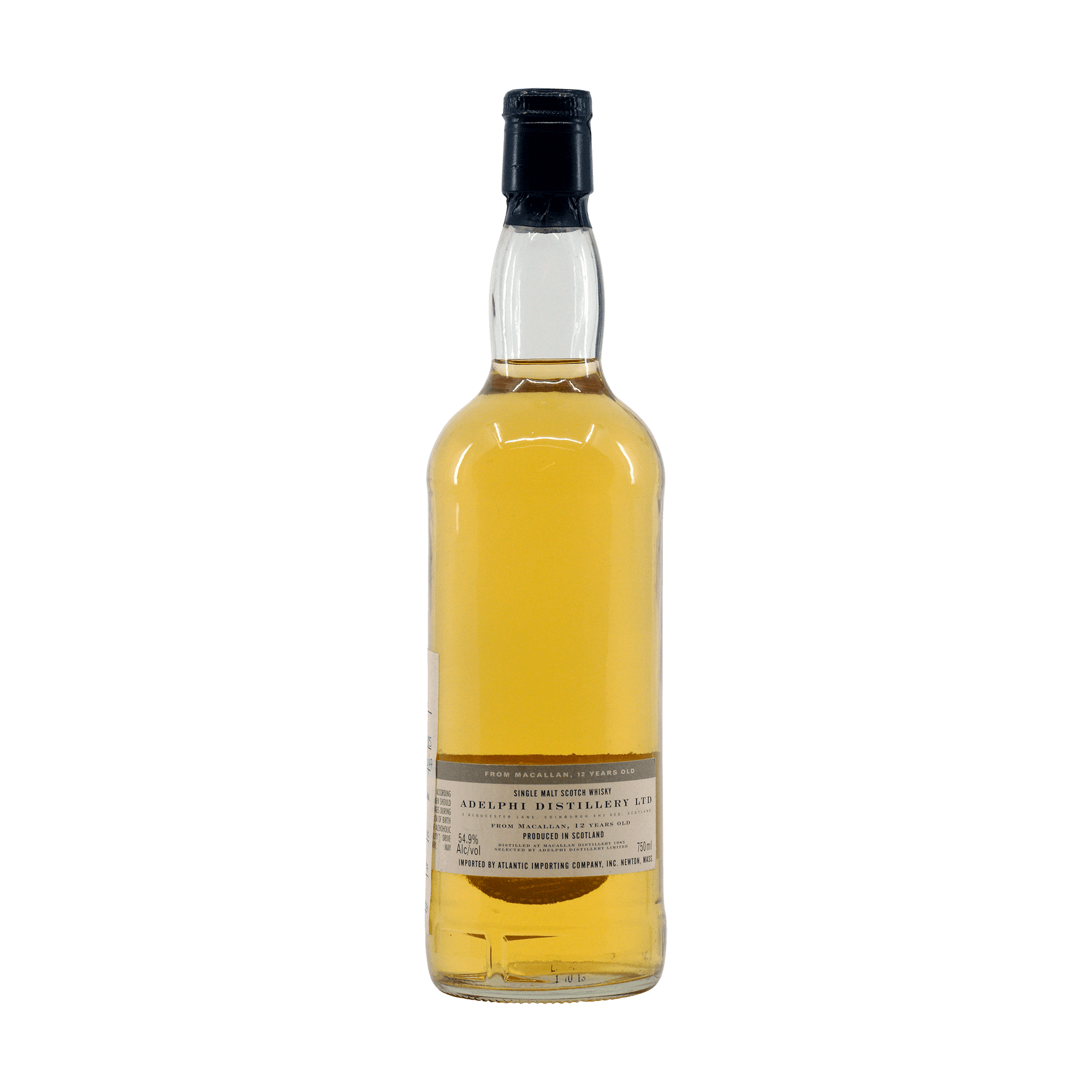 Macallan 1985 12 Year Old Adelphi 54.90%