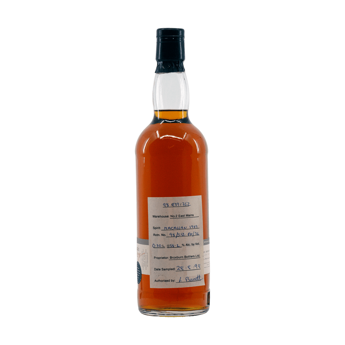 Macallan 1989 9 Year Old Adelphi 58.20%