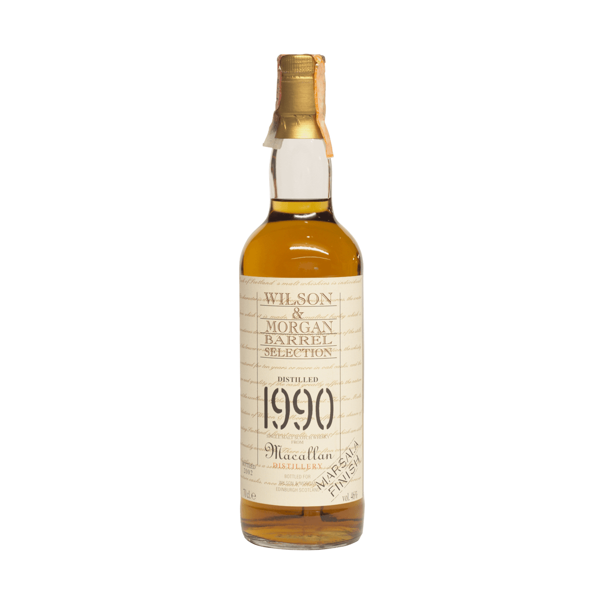 Macallan 1990 &#39;Barrel Selection&#39; Wilson &amp; Morgan 46.00%