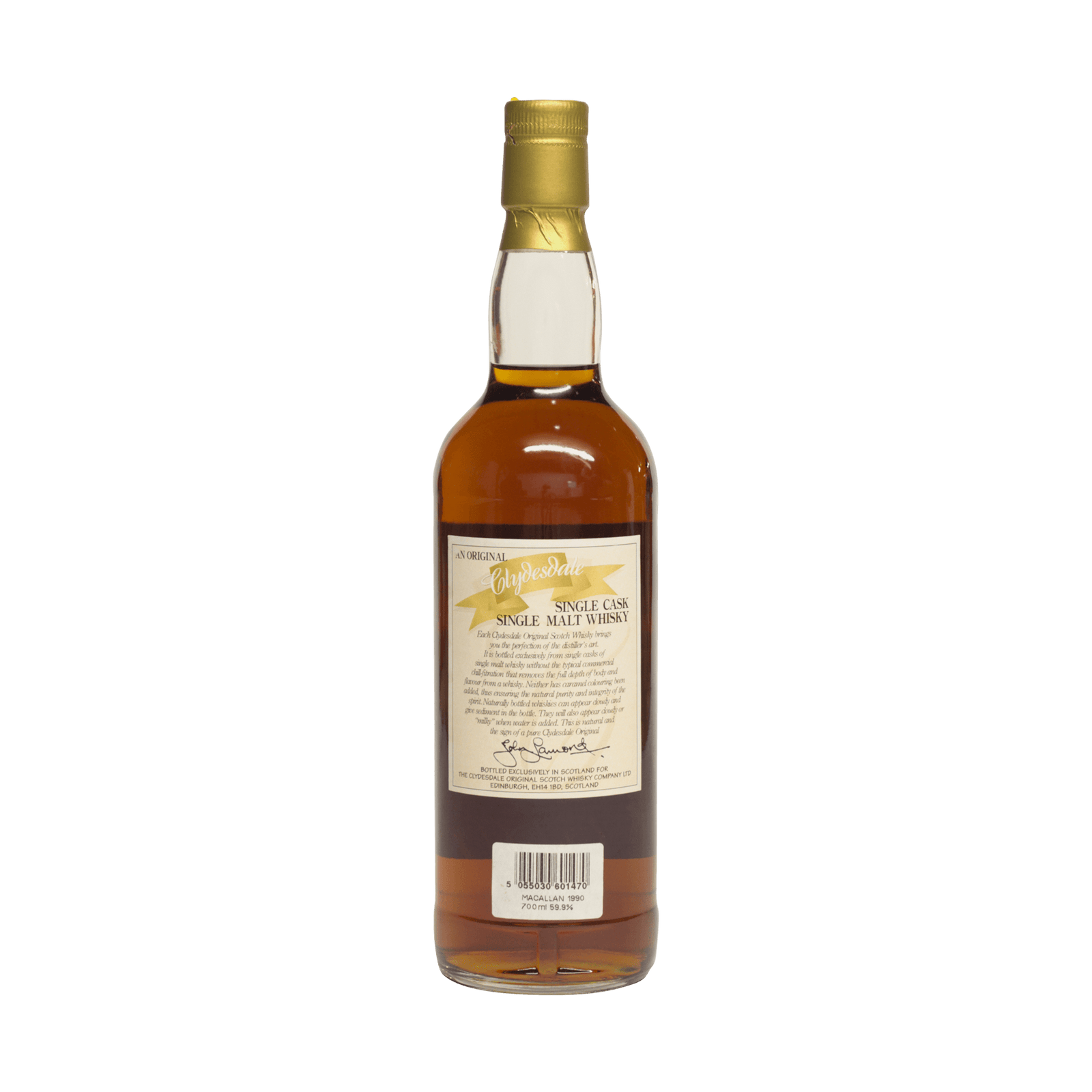 Macallan 1990 11 Year Old The Clydesdale Single Cask 59.90%