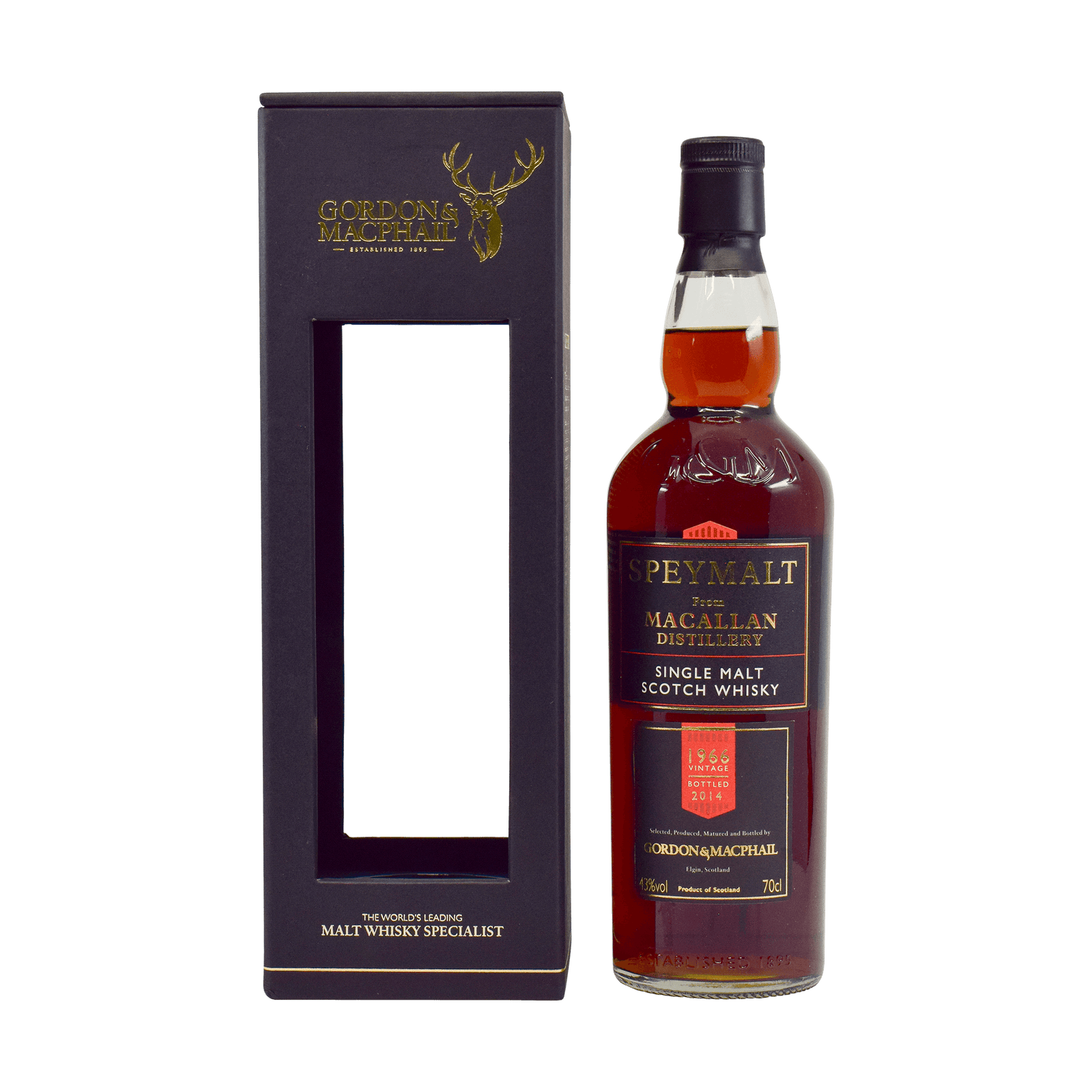 Macallan 1966 ‘Speymalt’ Gordon & MacPhail 43.00% 70cl