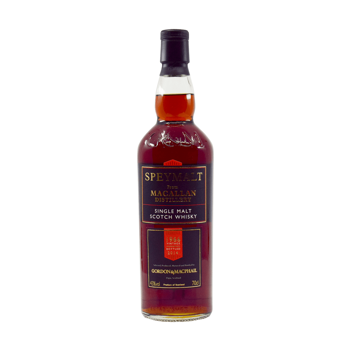Macallan 1966 ‘Speymalt’ Gordon &amp; MacPhail 43.00% 70cl