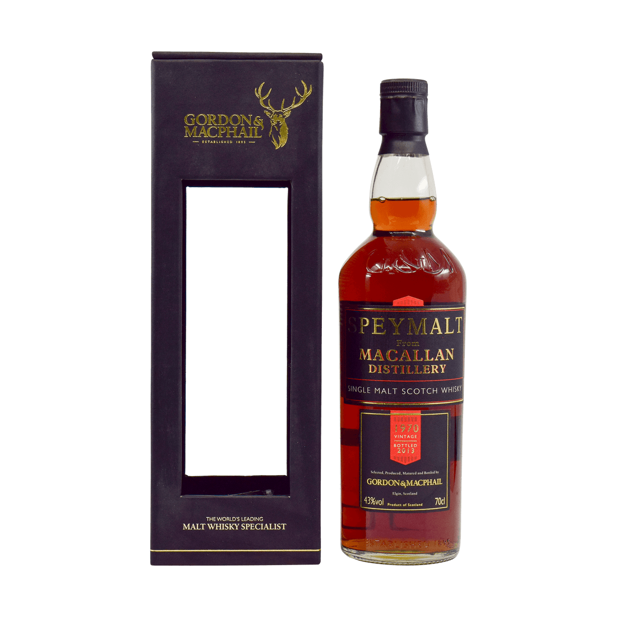 Macallan 1970 ‘Speymalt’ Gordon & MacPhail 43.00% 70cl