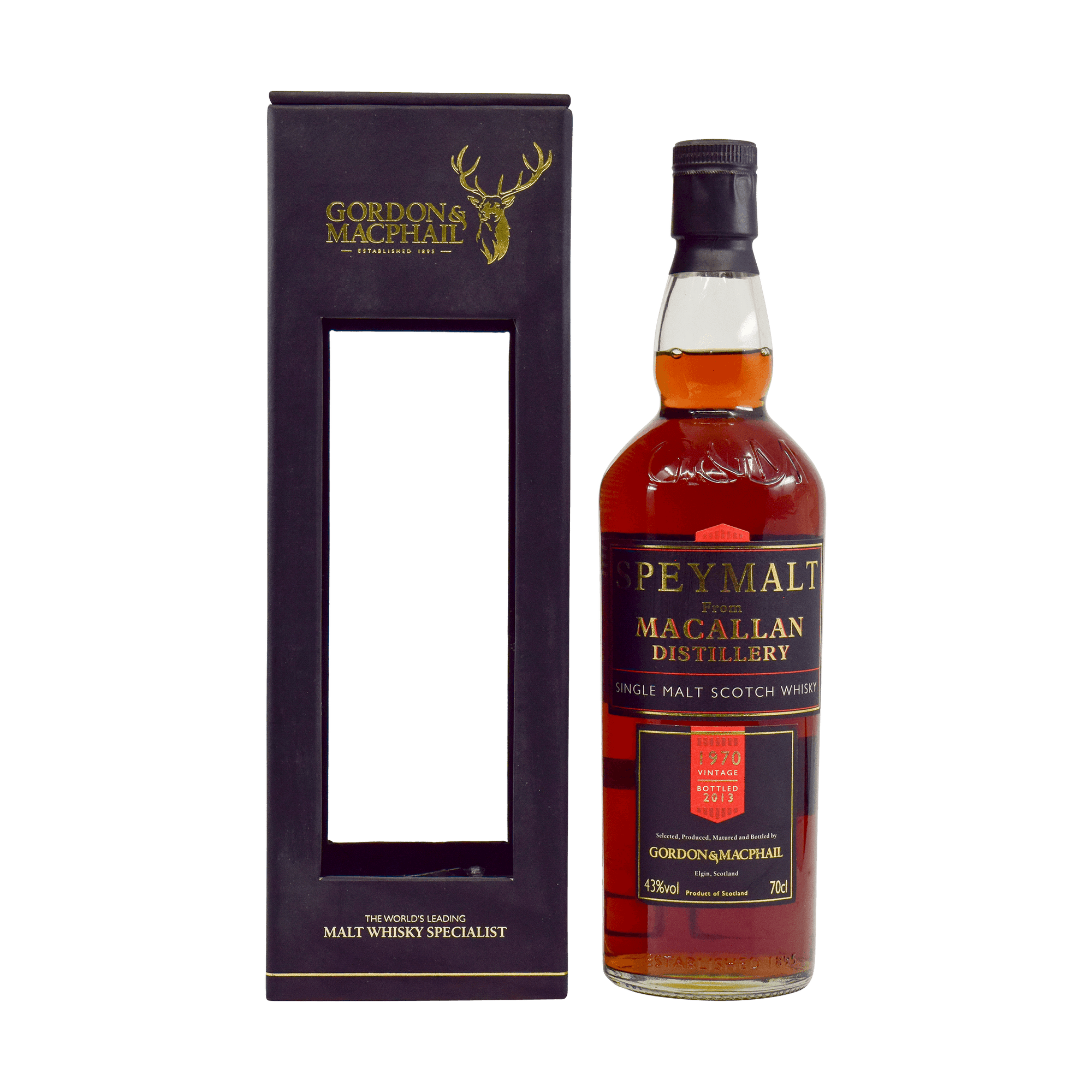 Macallan 1970 ‘Speymalt’ Gordon & MacPhail 43.00% 70cl