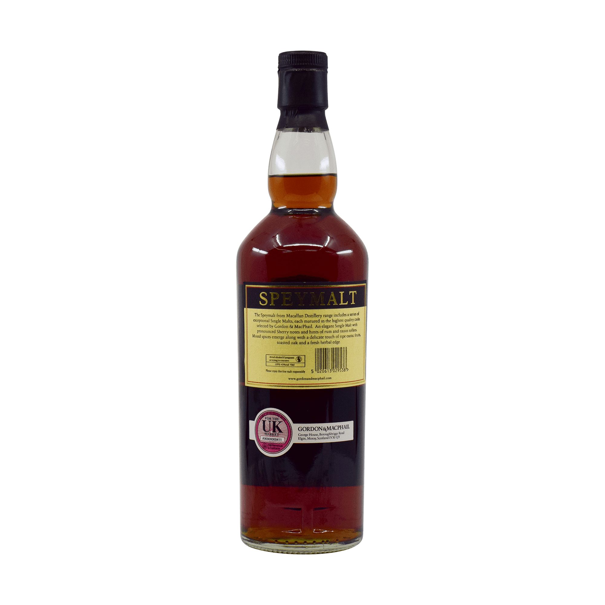 Macallan 1970 ‘Speymalt’ Gordon & MacPhail 43.00% 70cl