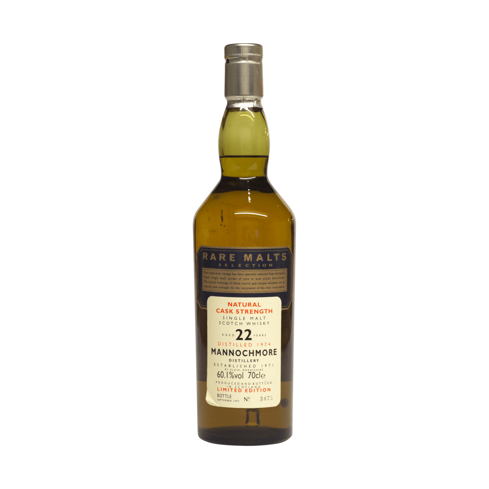 Mannochmore 1974 22 Year Old Rare Malts Selection 60.10%