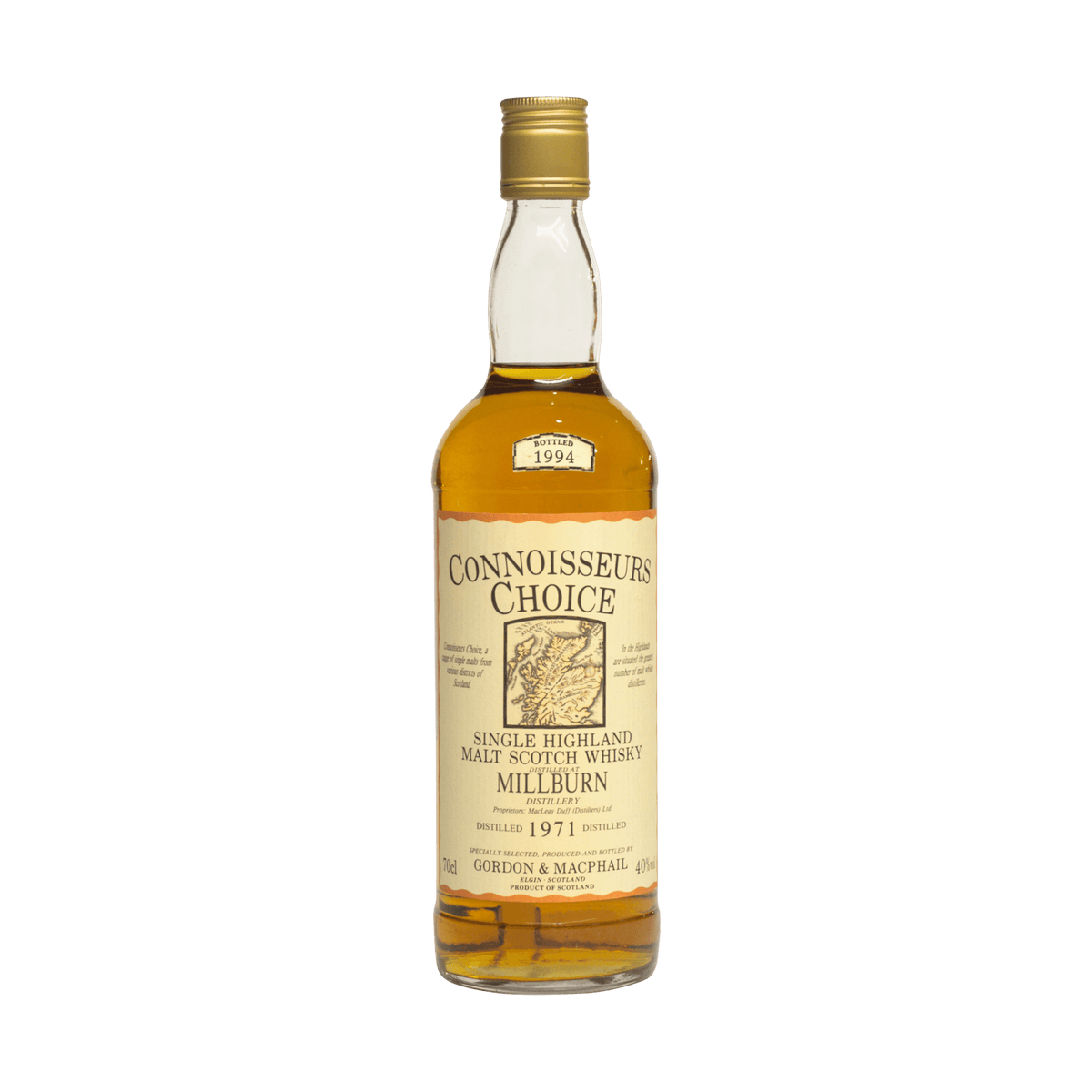 Millburn 1971 23 Year Old &#39;Connoisseurs Choice&#39; Gordon &amp; MacPhail 40.00%