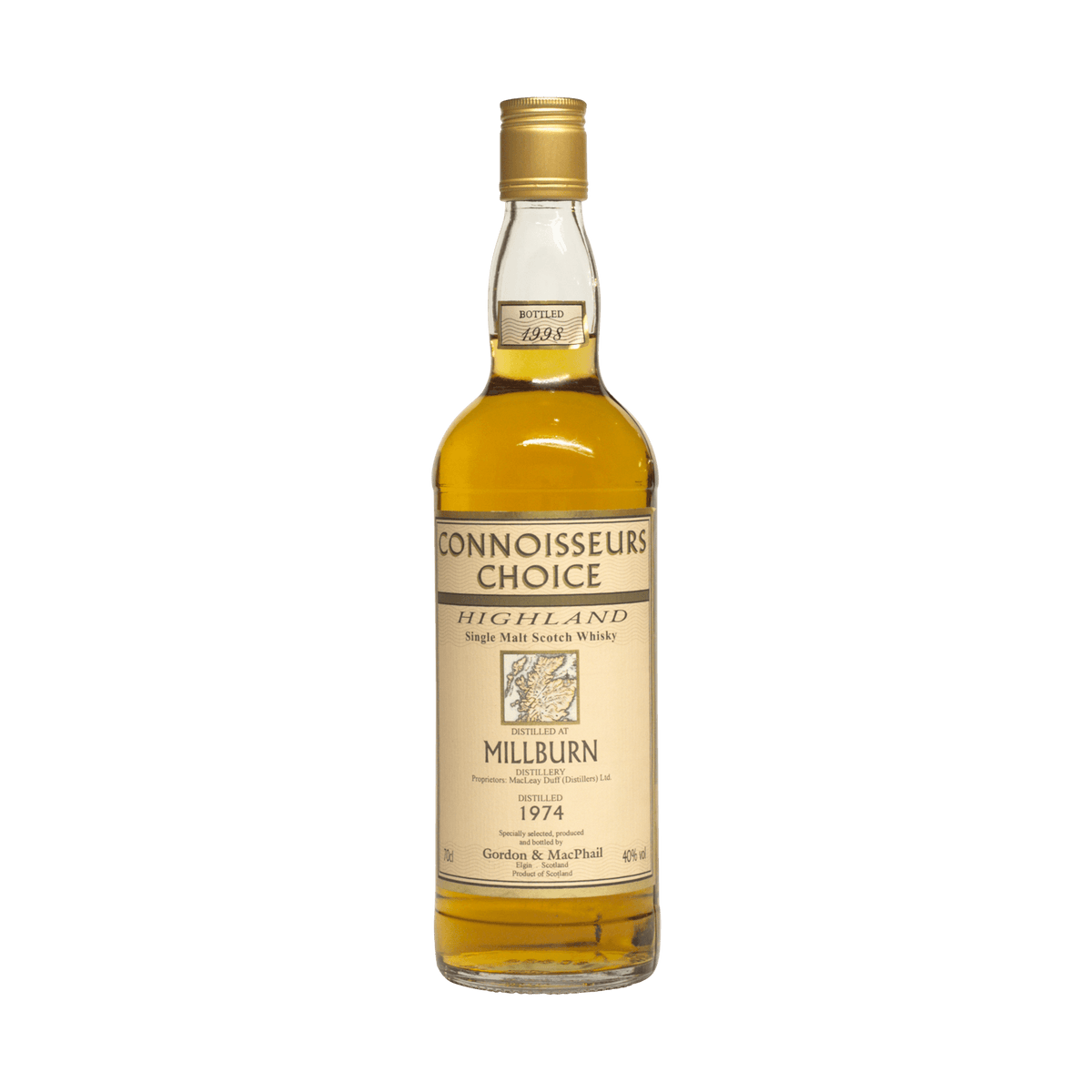 Millburn 1974 24 Year Old &#39;Connoisseurs Choice&#39; Gordon &amp; MacPhail 40.00%