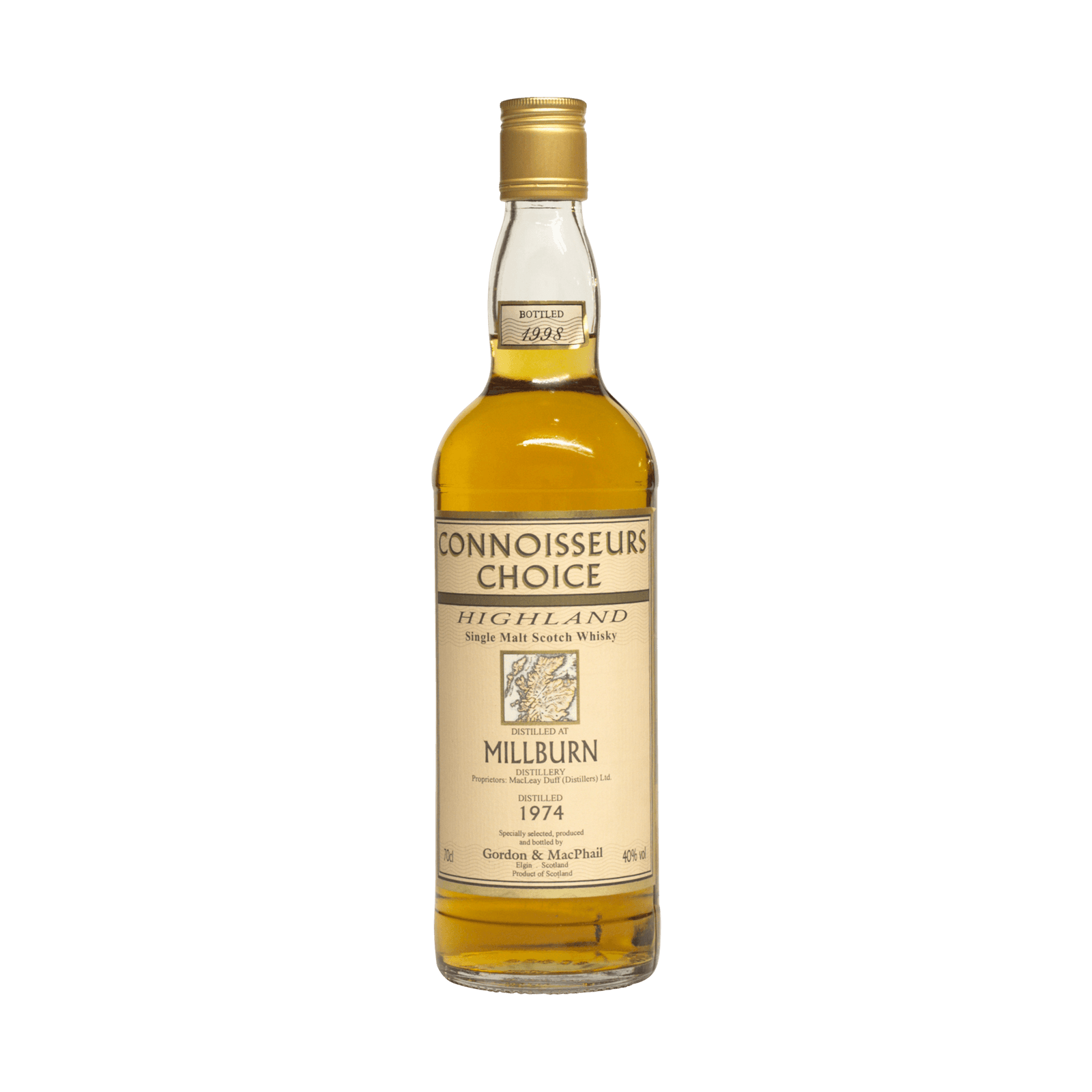 Millburn 1974 24 Year Old 'Connoisseurs Choice' Gordon & MacPhail 40.00%