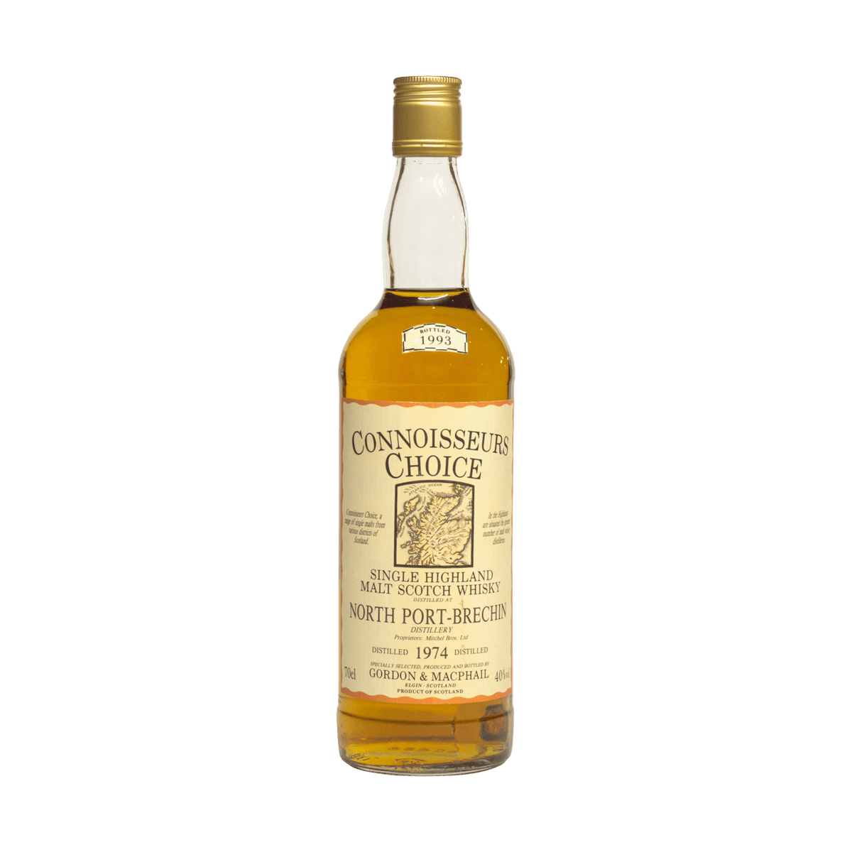 North Port Brechin 1974 &#39;Connoisseurs Choice&#39; Gordon &amp; MacPhail 40.00% 70cl