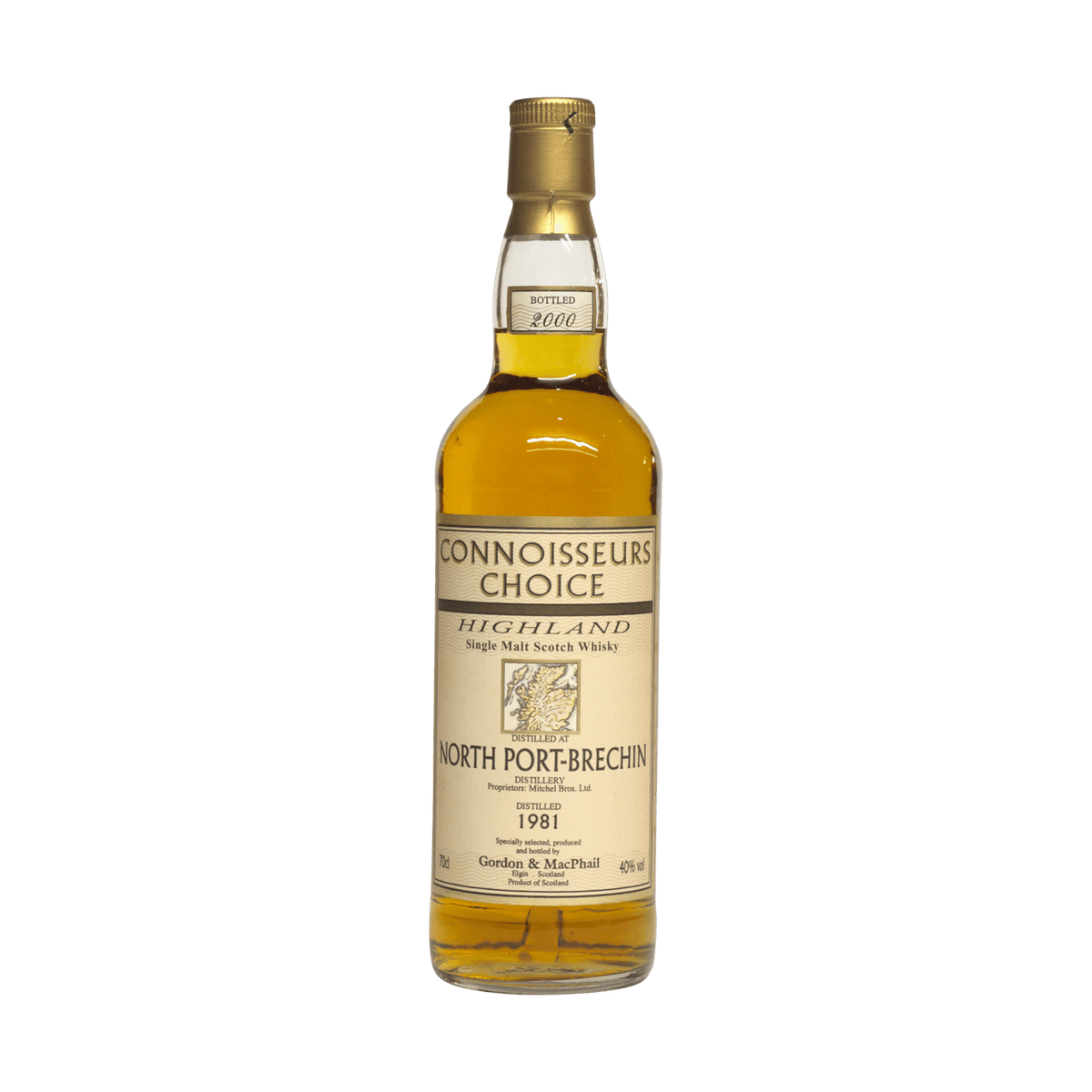 North Port Brechin 1981 19 Year Old &#39;Connoisseurs Choice&#39; Gordon &amp; MacPhail 40.00%