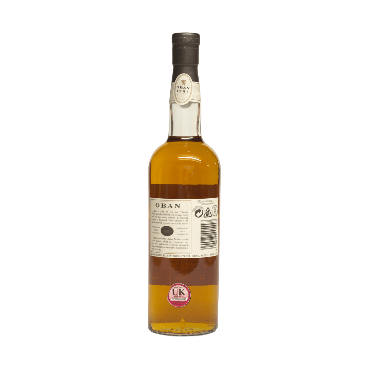 Oban 14 Year Old Classic Malts 43.00%