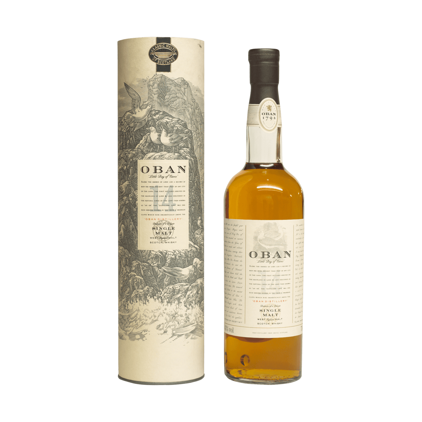 Oban 14 Year Old Classic Malts 43.00%
