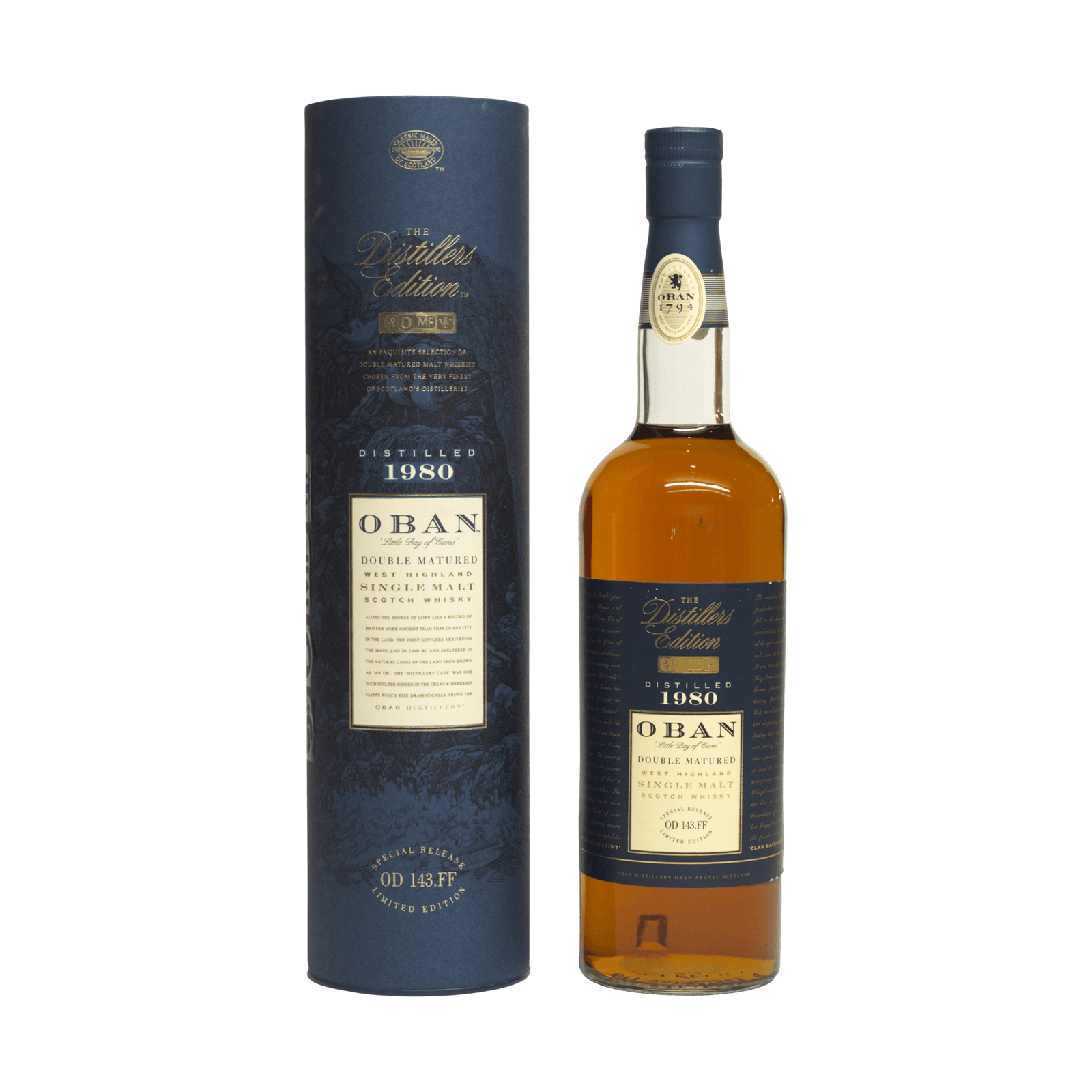 Oban 1980 17 Year Old 'The Distillers Edition' Classic Malts 43.00%