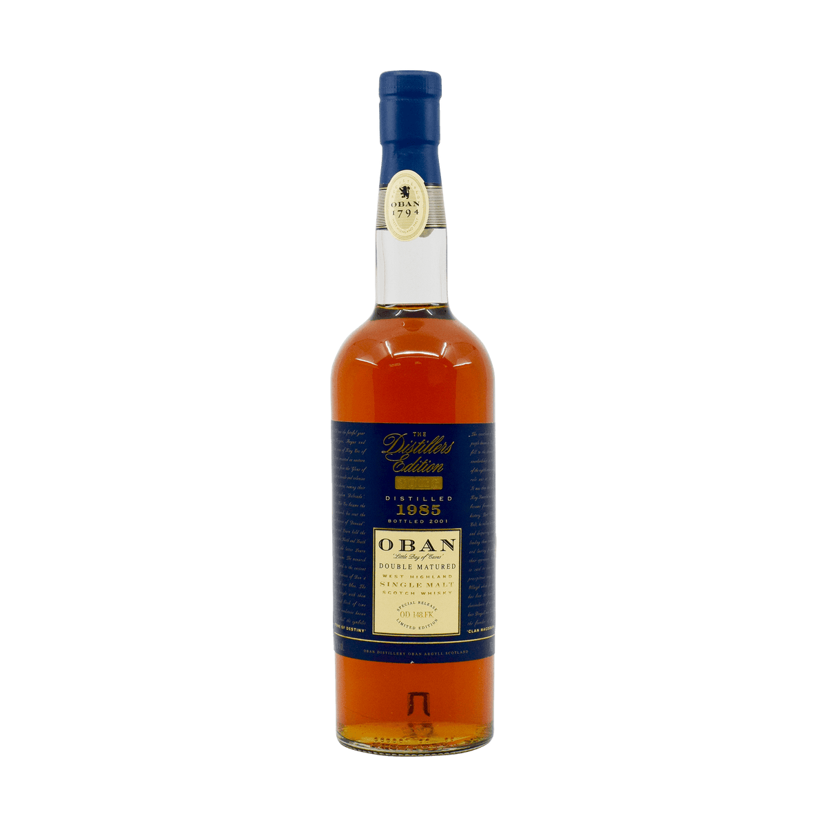 Oban 1985 &#39;The Distillers Edition&#39; Classic Malts 43.00% 70cl