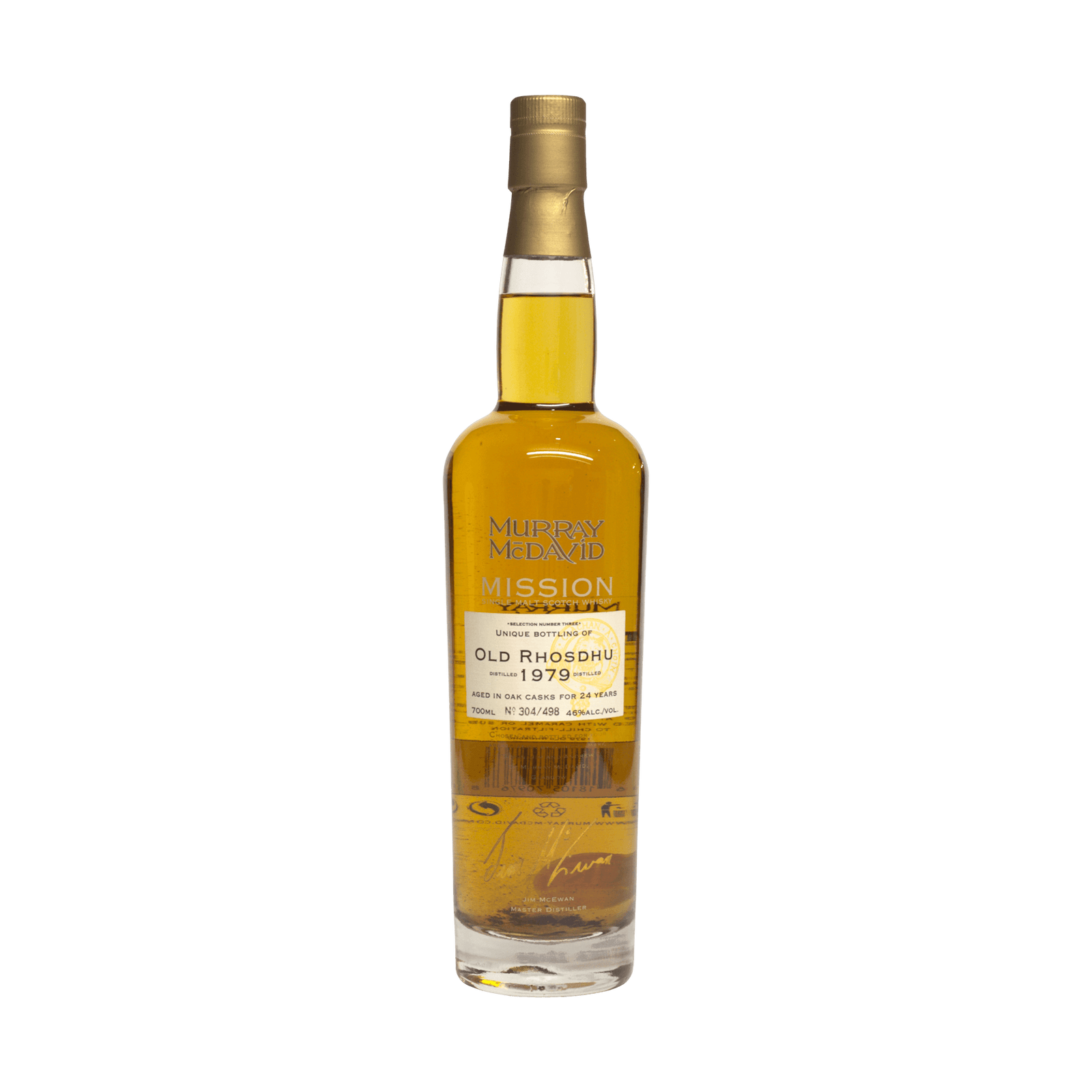 Old Rhosdhu 1979 24 Year Old 'Mission' Murray McDavid 46.00%