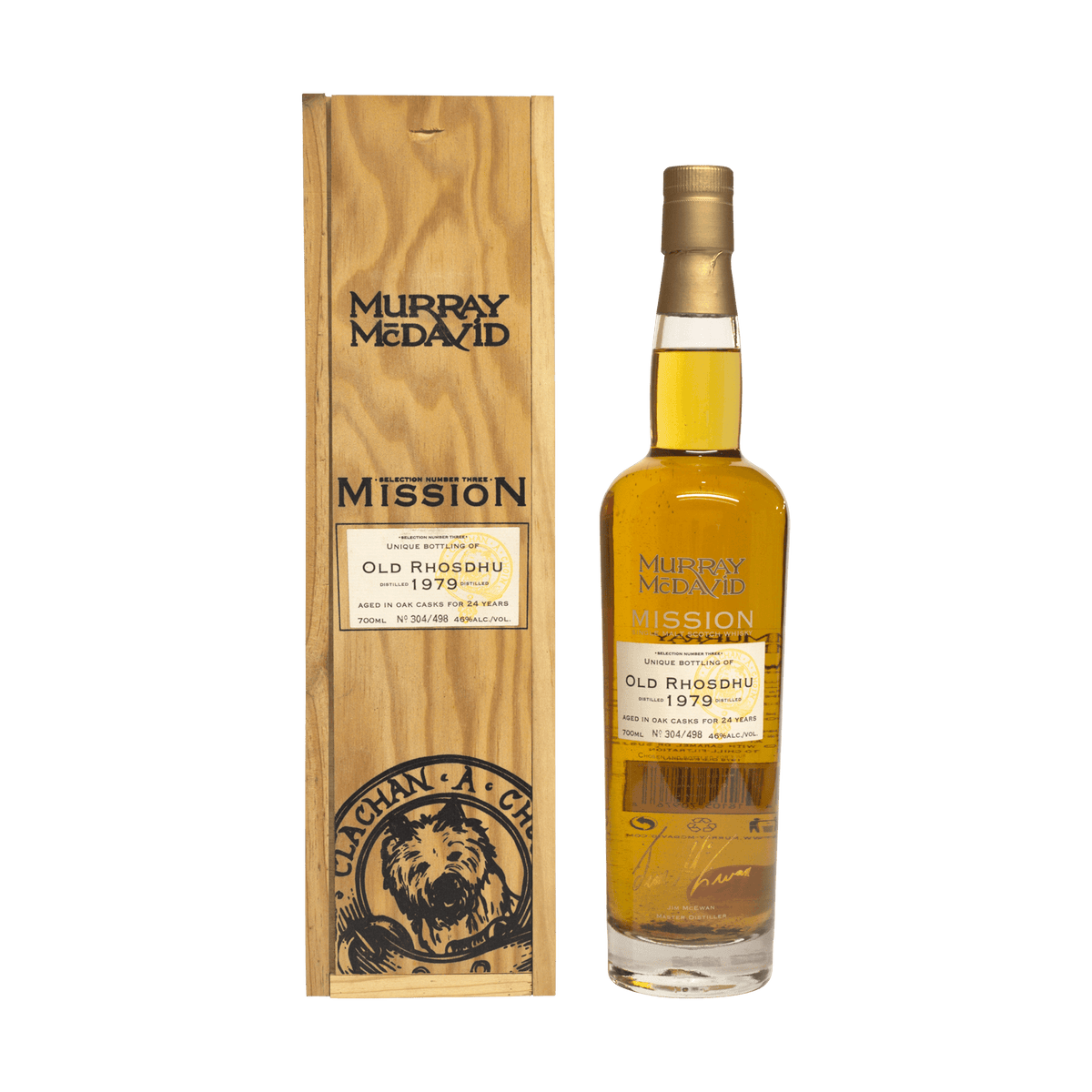 Old Rhosdhu 1979 24 Year Old 'Mission' Murray McDavid 46.00%