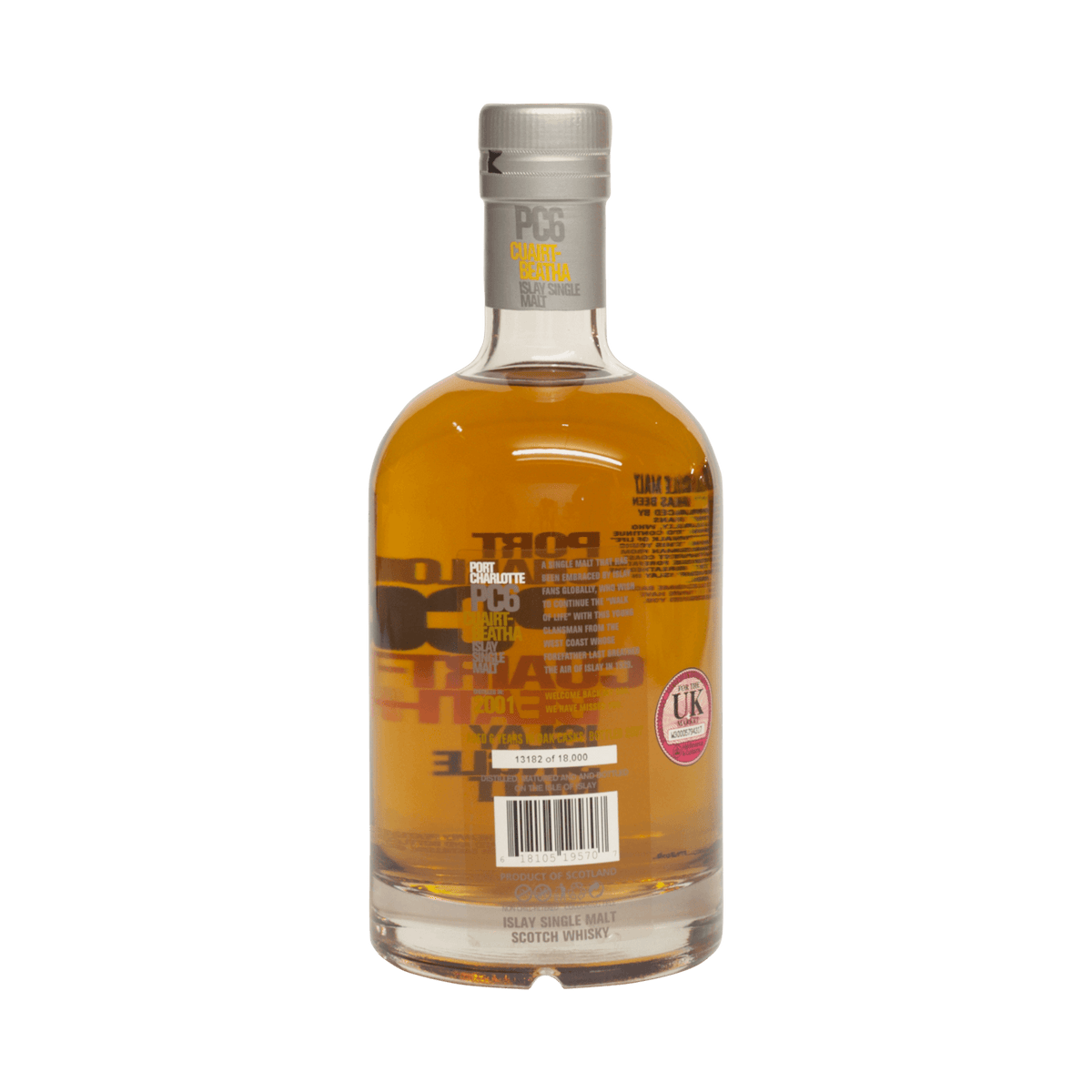 Port Charlotte 2001 6 Year Old 'PC6 Cuairt-Beatha' 61.60%