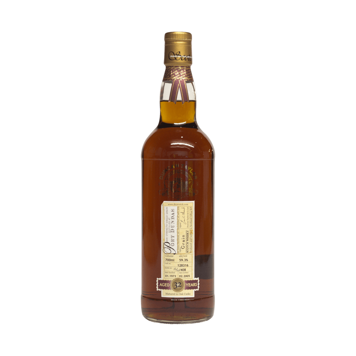 Port Dundas 1973 32 Year Old &#39;Rare Auld&#39; Duncan Taylor 59.30%