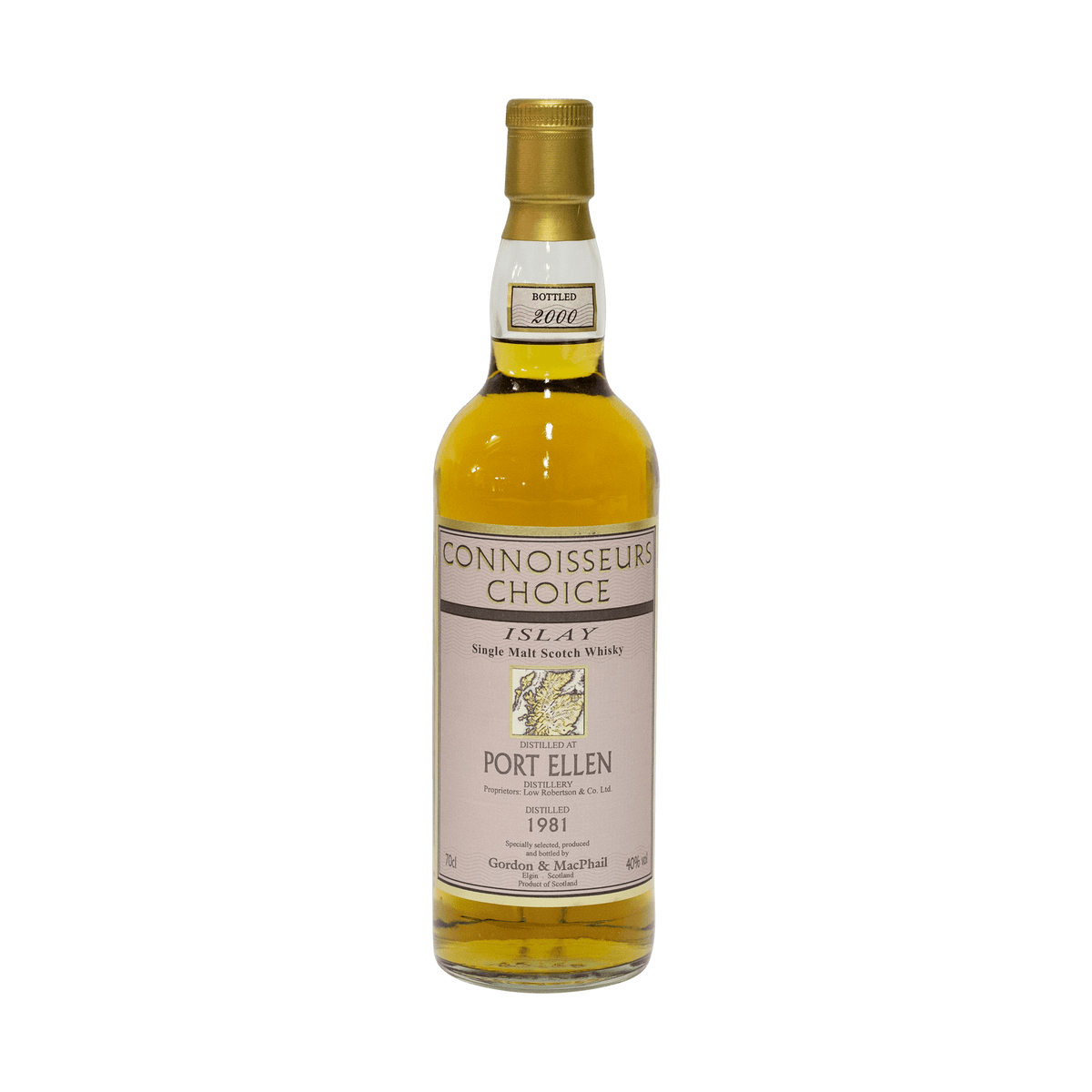 Port Ellen 1981 19 Year Old &#39;Connoisseurs Choice&#39; Gordon &amp; MacPhail 40.00%