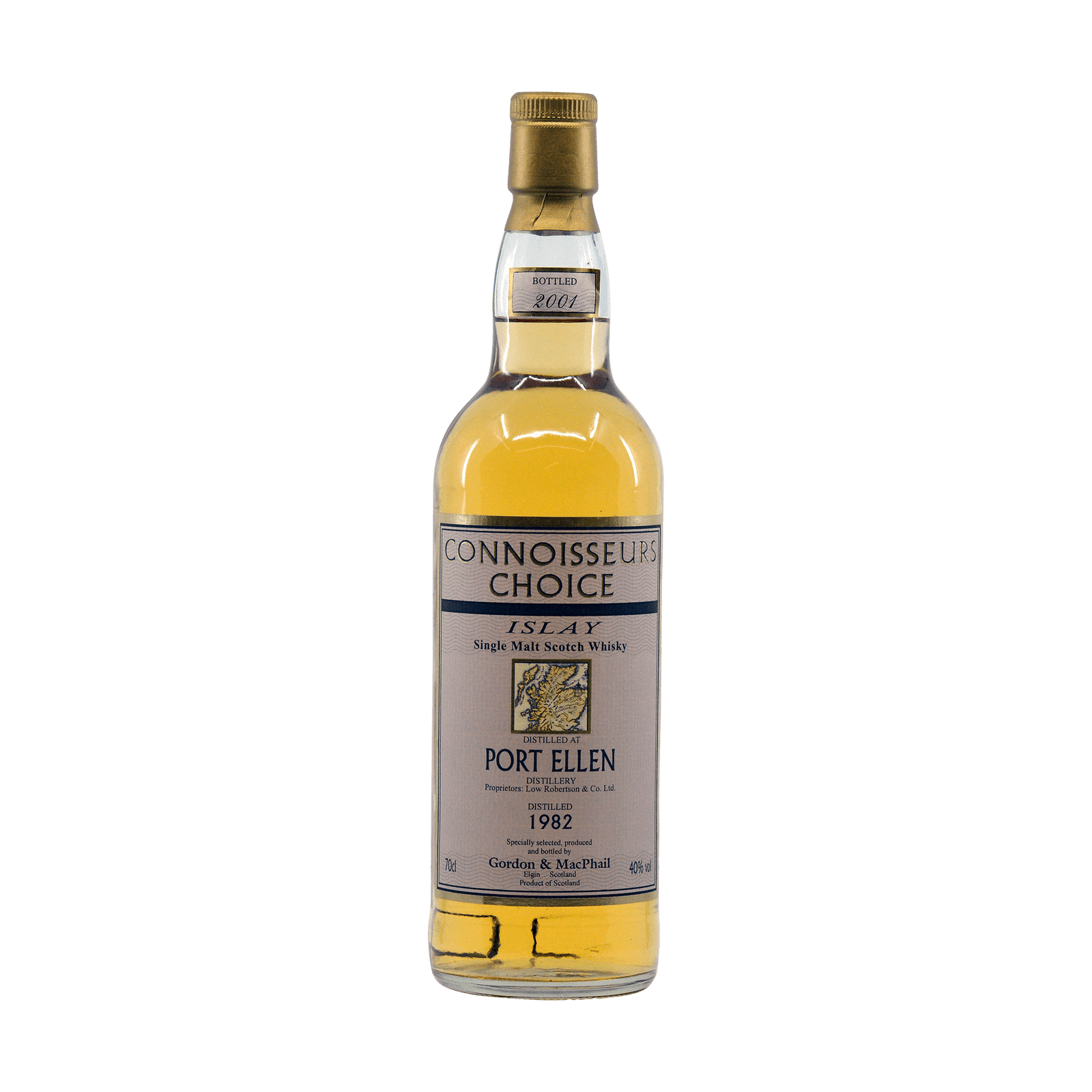 Port Ellen 1982 19 Year Old 'Connoisseurs Choice' Gordon & MacPhail 40.00%
