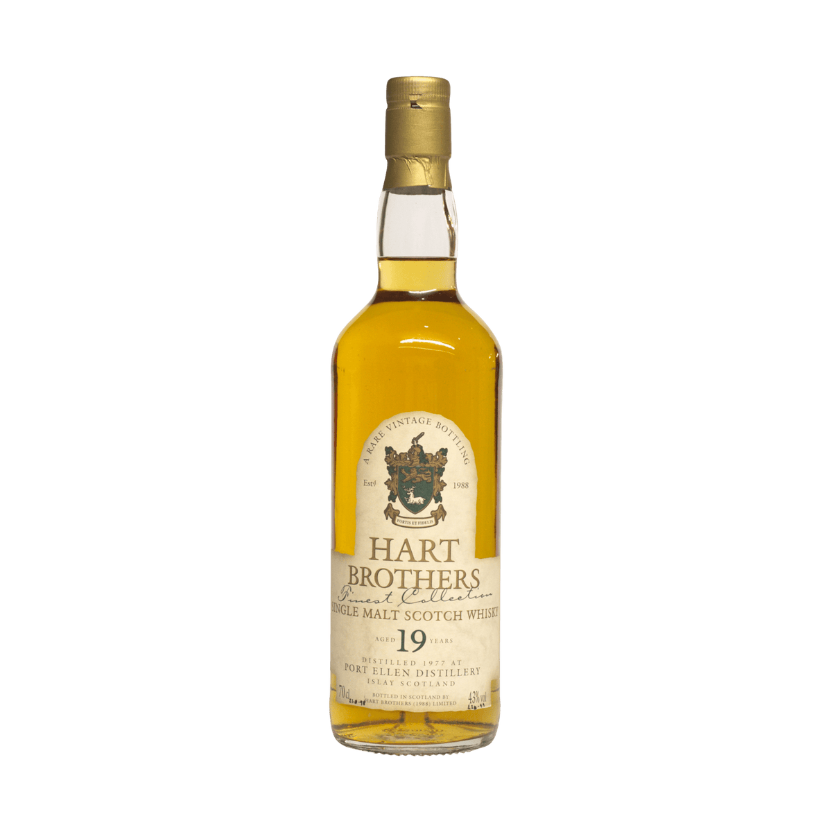 Port Ellen 1977 19 Year Old &#39;Finest Collection&#39; Hart Brothers 43.00%
