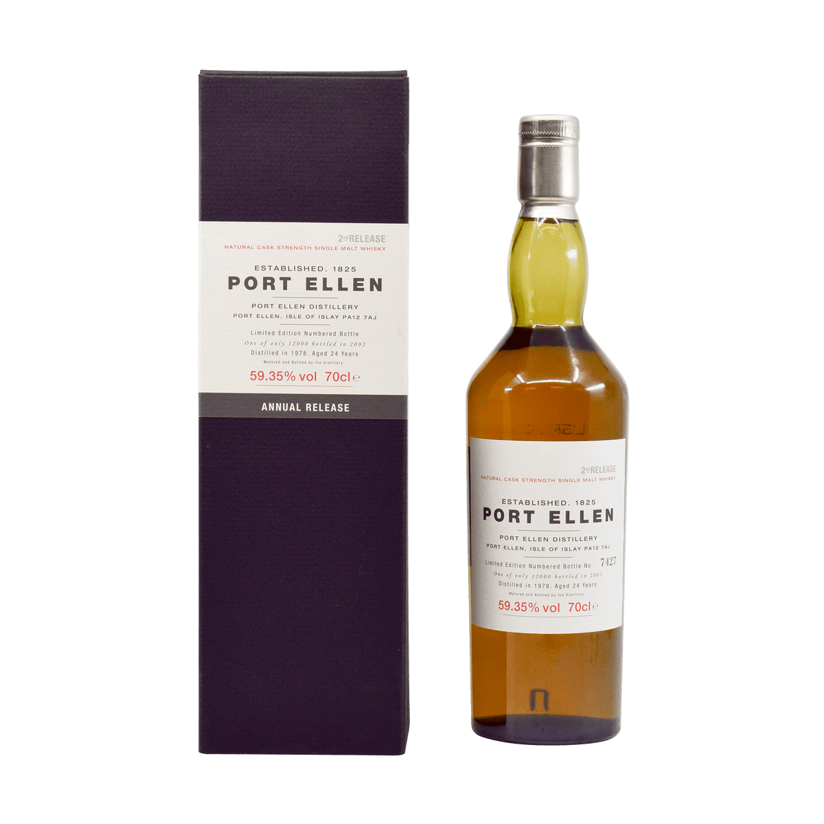 Port Ellen 1978 24 Year Old 'Second Release' 59.35% 70cl