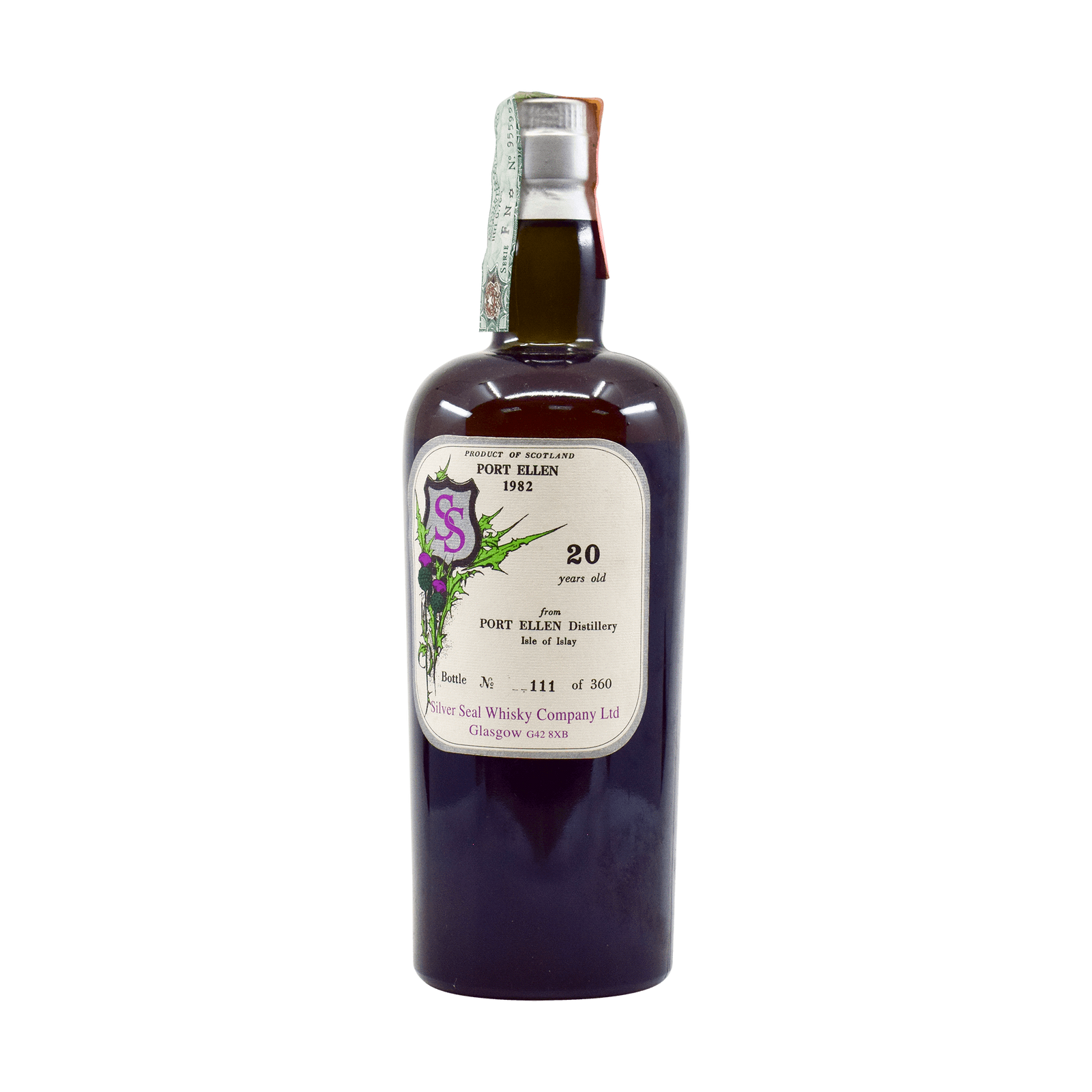 Port Ellen 20 Year Old 'Manager Reserve – Missing' Silver Seal 40.00% 70cl