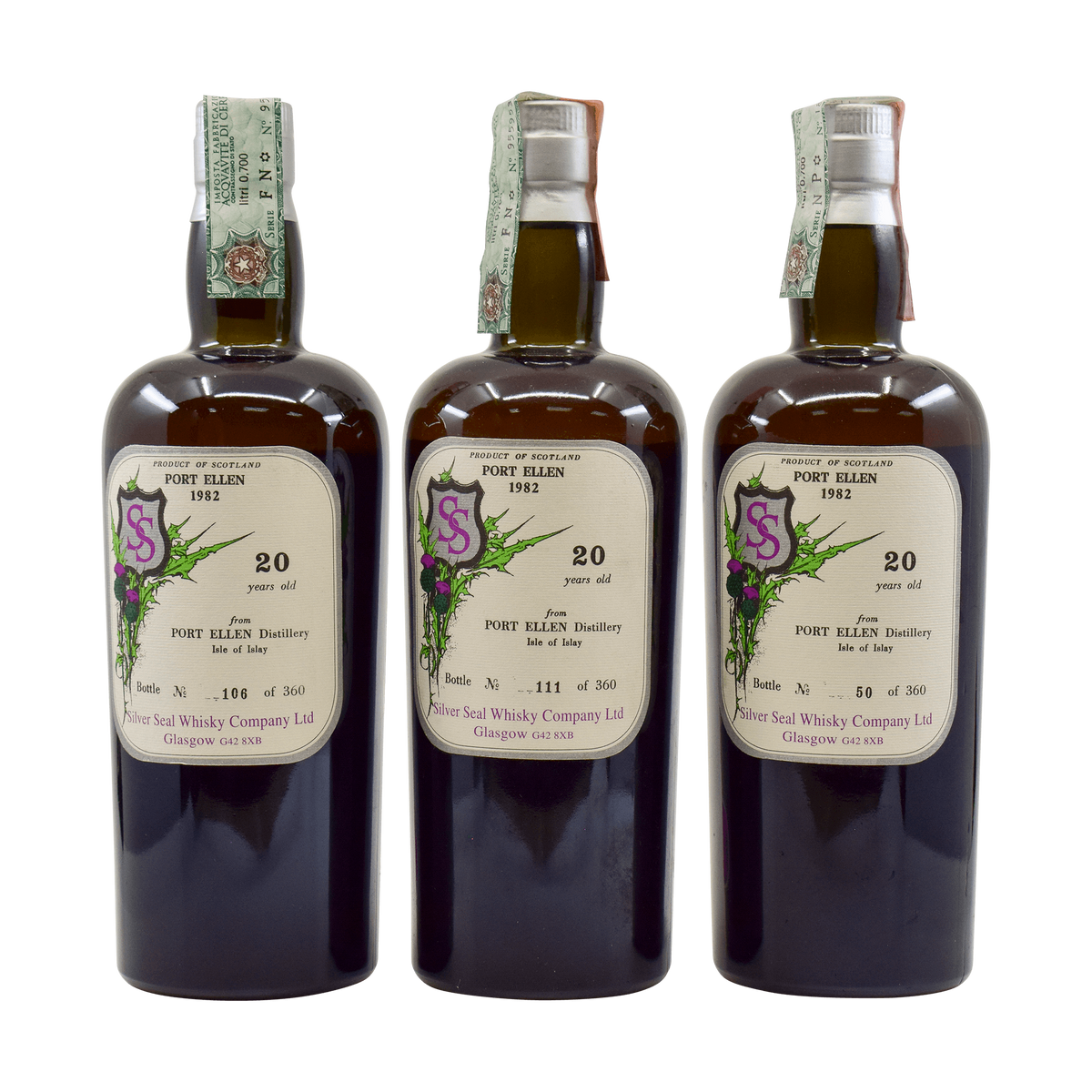 Port Ellen 20 Year Old 'Manager Reserve – Missing' Silver Seal 40.00% 70cl